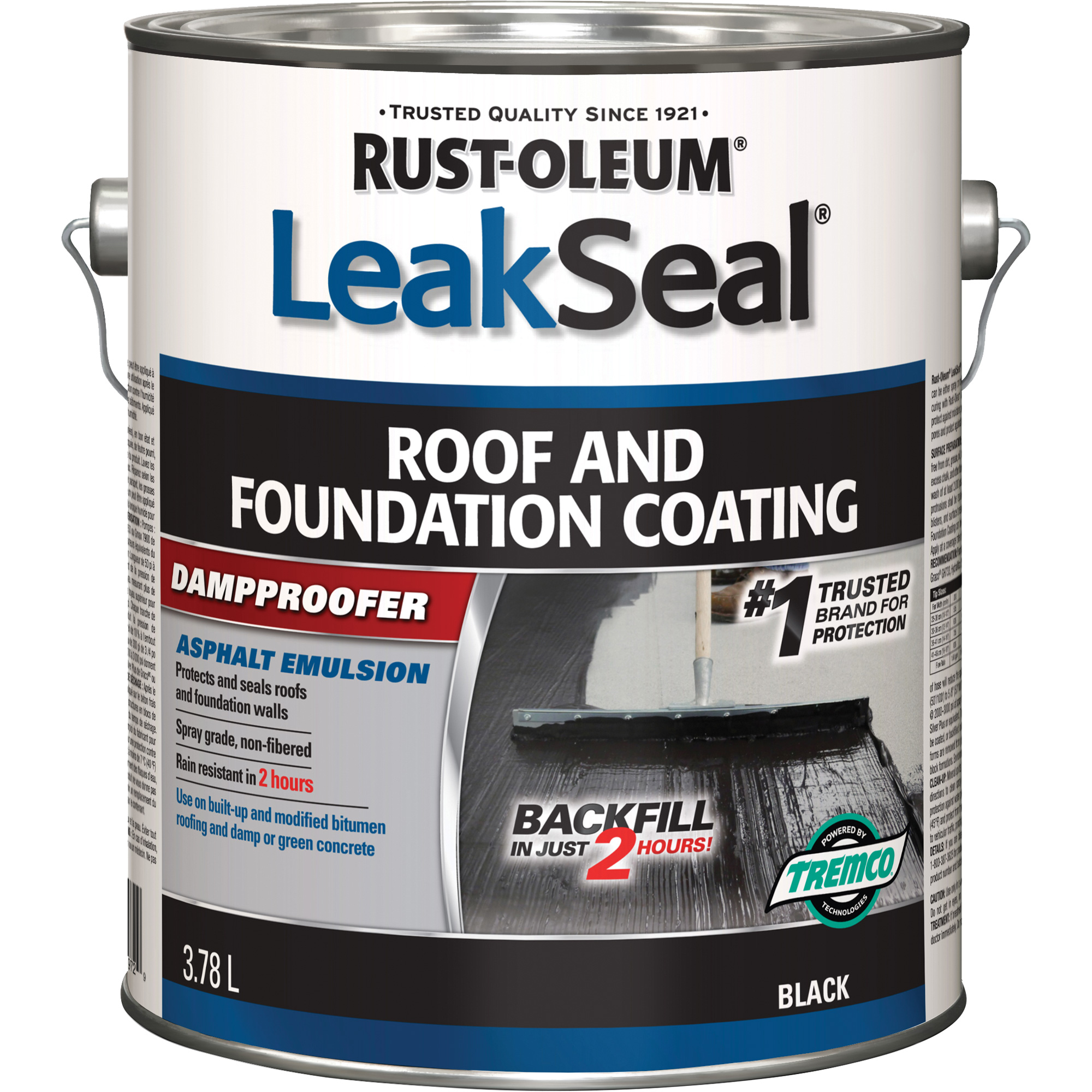 Revêtement de plancher et fondation LeakSealMD