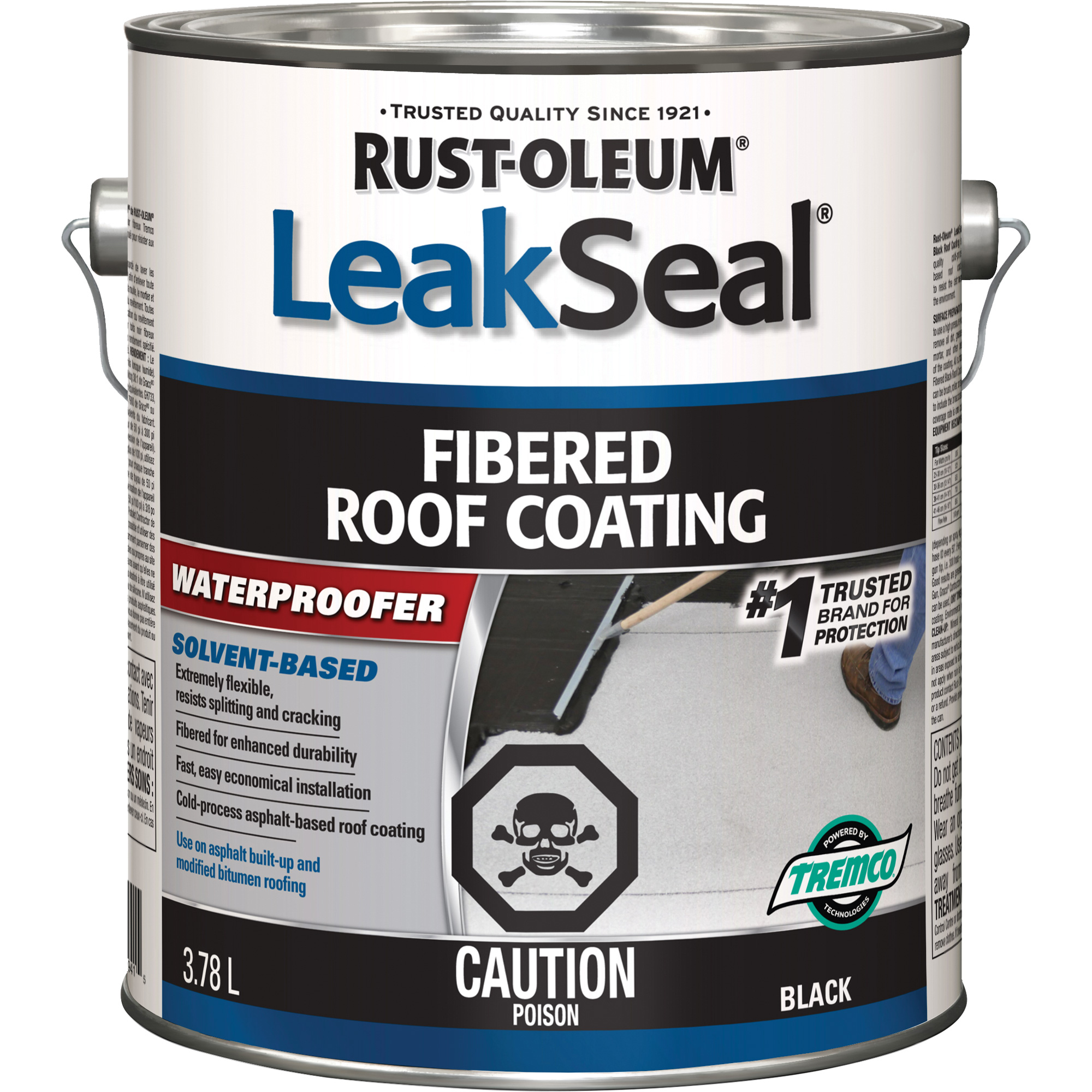 Revêtement de toiture à base de fibre LeakSealMD