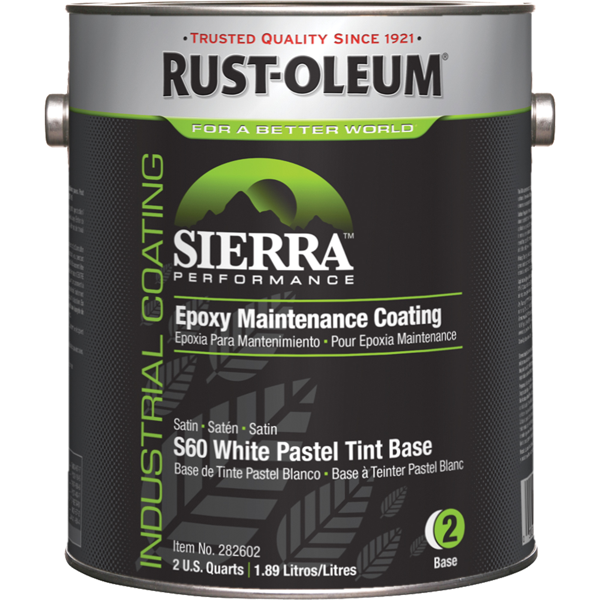 Revêtement d’entretien époxydique à base d’eau Sierra PerformanceMC S60 Couche de base pastel, Gallon, Base à teinter
