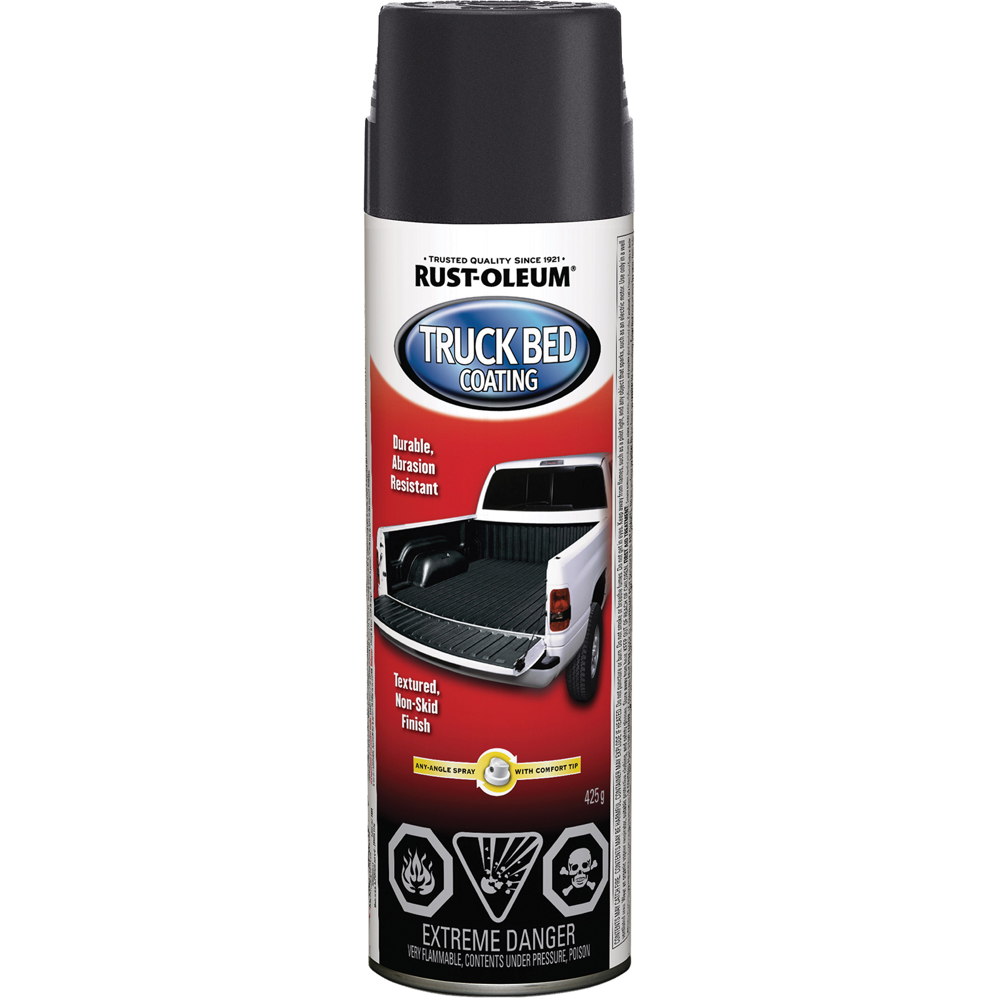 Revêtement pour boîte de camion, Noir, Texturé, Canette aérosol
