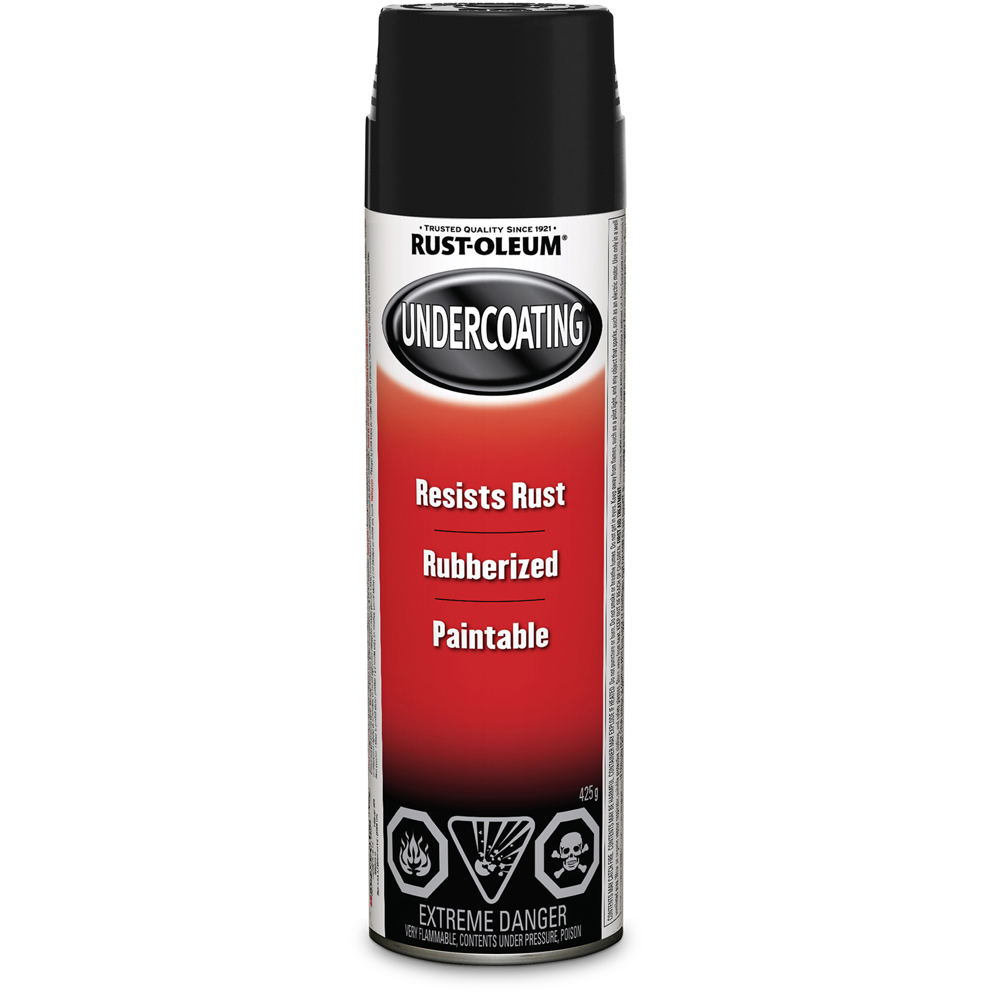 Revêtement protecteur caoutchouté pour carrosserie, Noir, Très mat, Canette aérosol