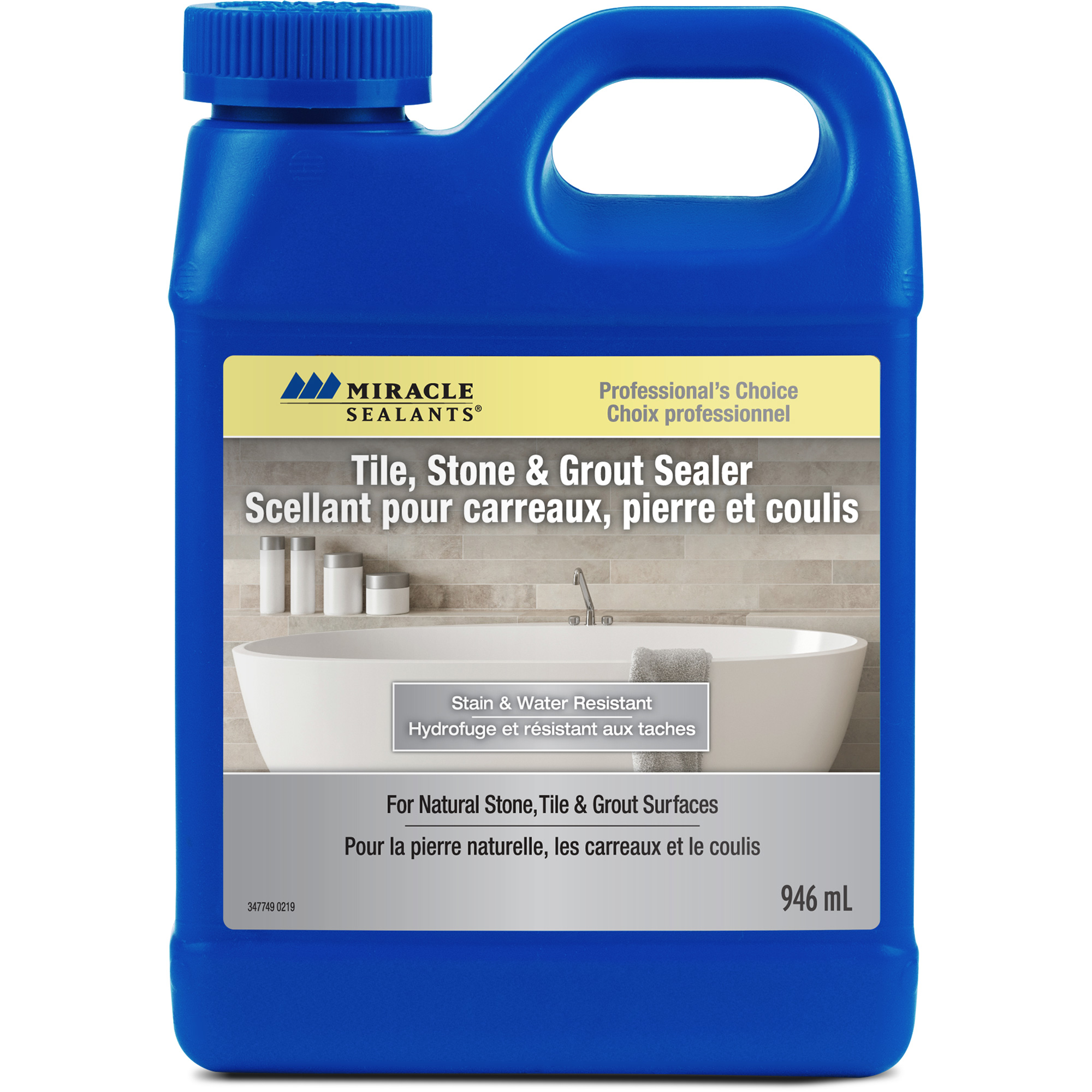 Scellant pour carreaux, pierres et coulis Miracle SealantsMD, Cruche