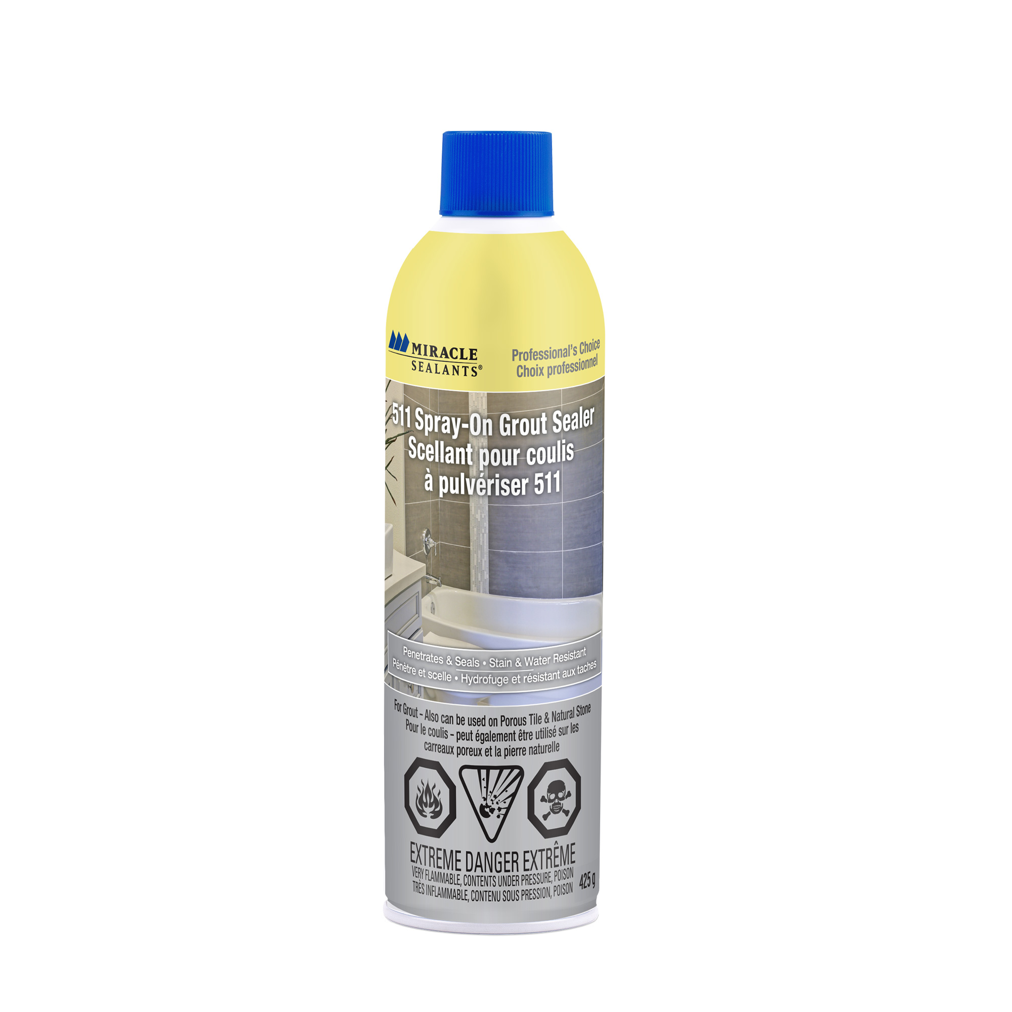 Scellant pour coulis à vaporiser 511 Miracle SealantsMD, Canette aérosol