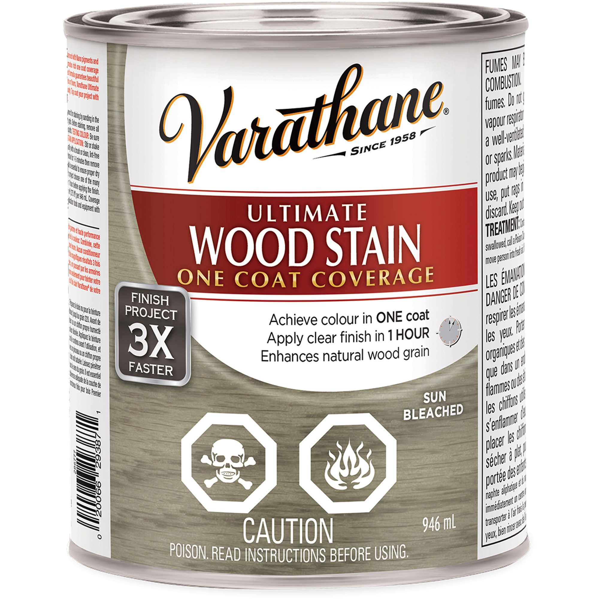 Teinture pour le bois ultime VarathaneMD, 946 ml, Blanchi au soleil