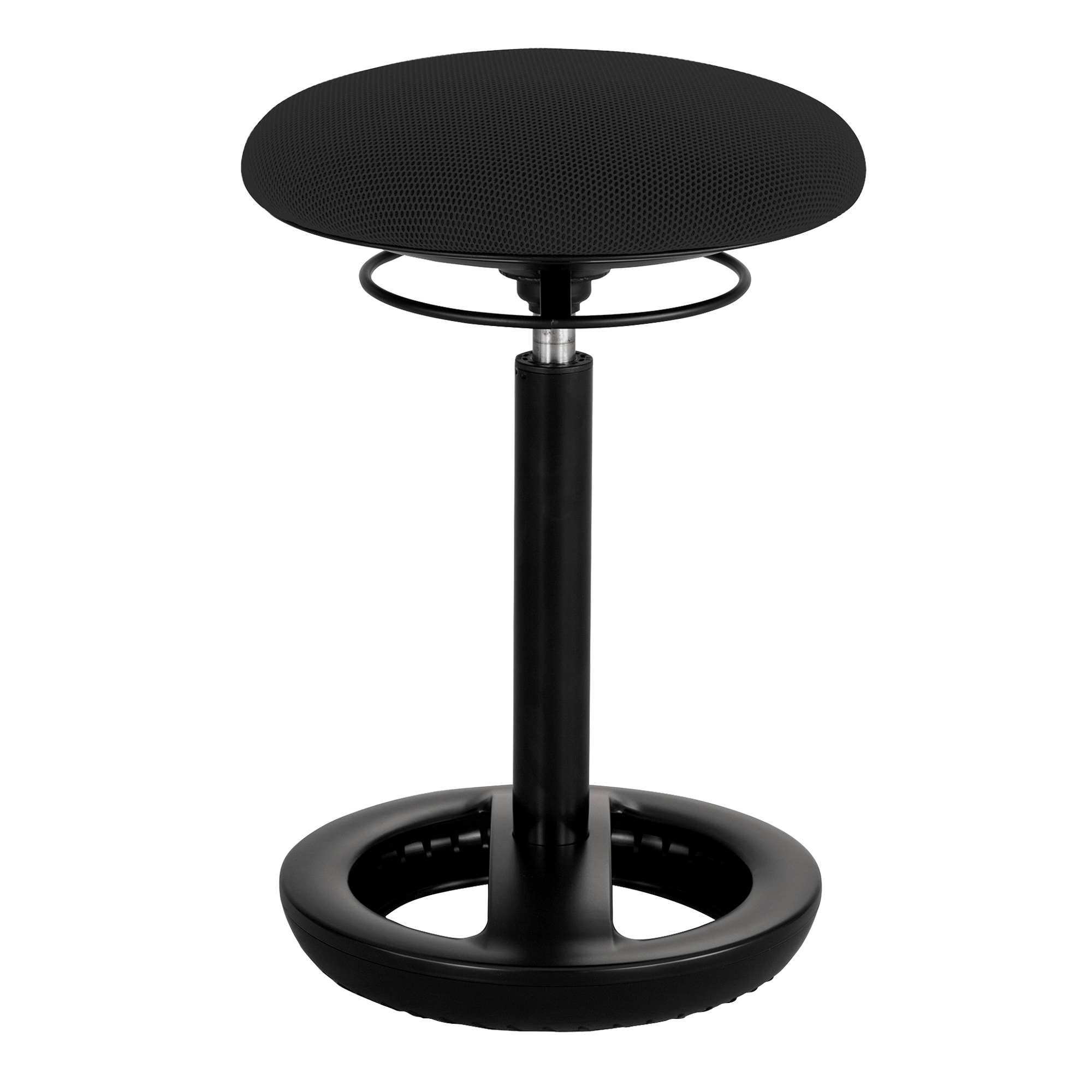 Chaise ergonomique TwixtMC, Stationnaire, Ajustable, , Mailles en polyester Siège, Noir