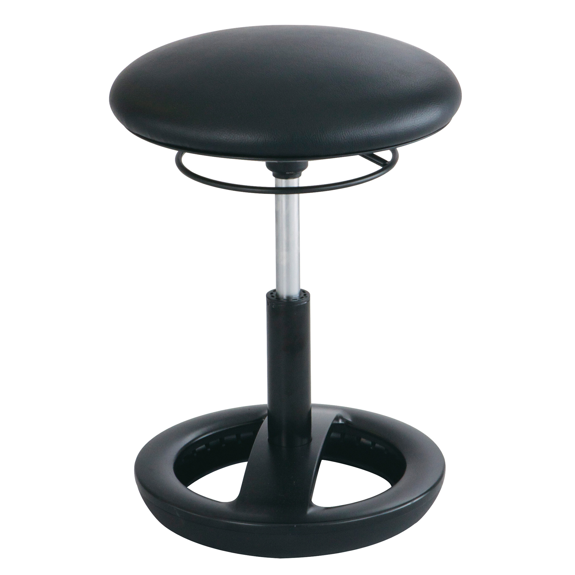 Chaise ergonomique TwixtMC, Stationnaire, Ajustable, , Mailles en polyester Siège, Noir