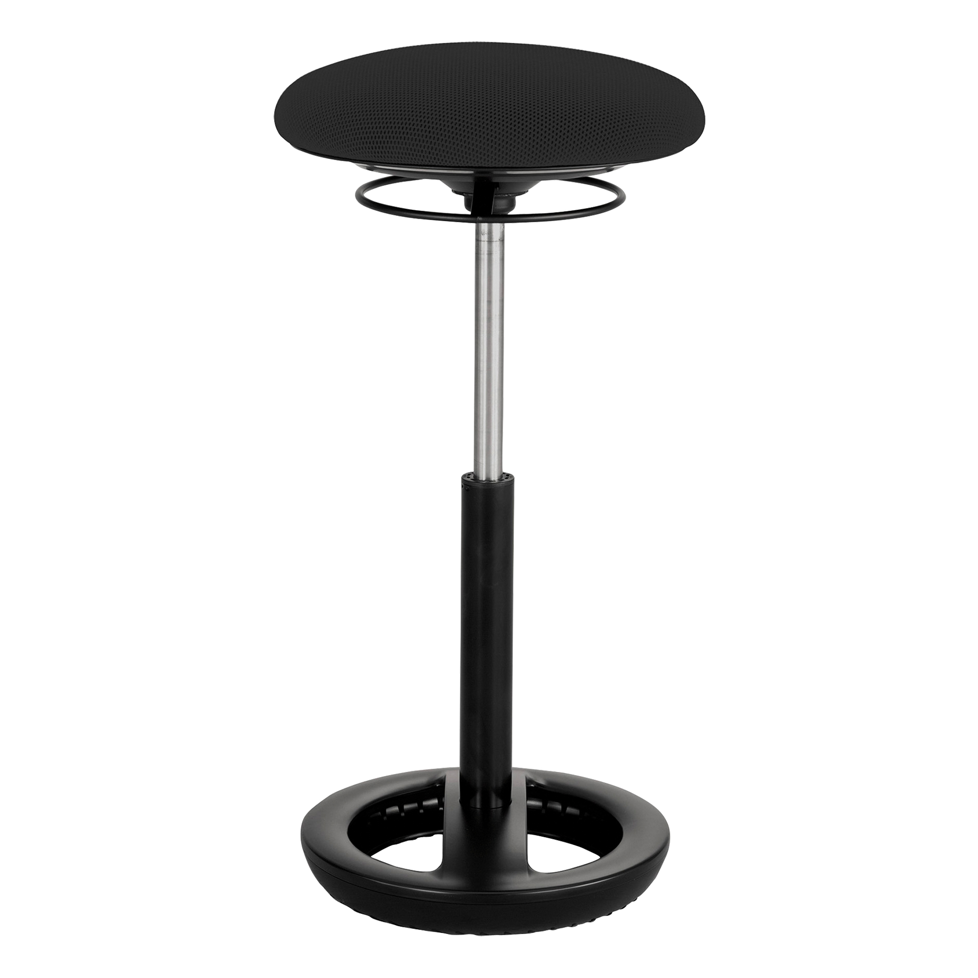 Chaise ergonomique TwixtMC, Stationnaire, Ajustable, , Mailles en polyester Siège, Noir