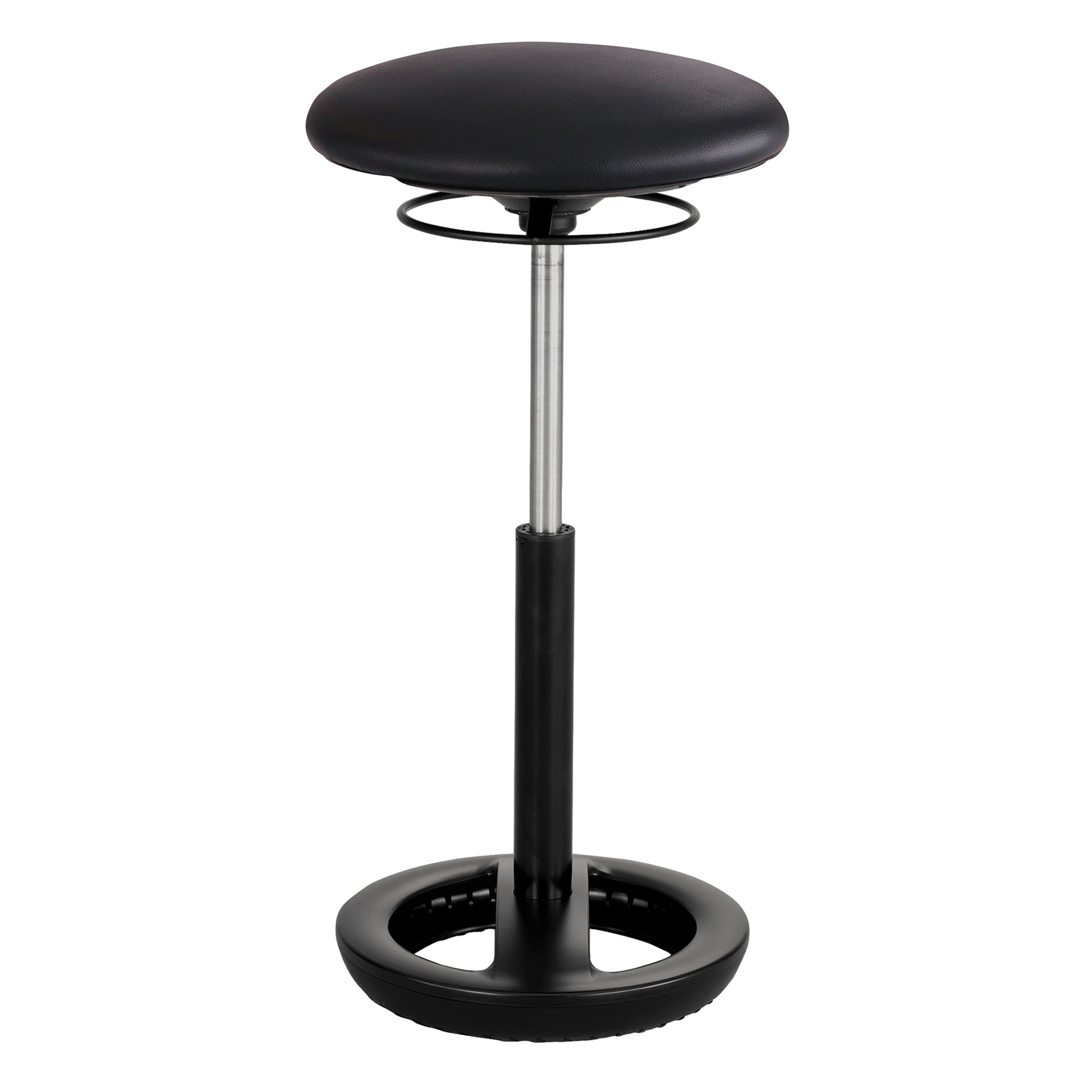Chaise ergonomique TwixtMC, Stationnaire, Ajustable, , Mailles en polyester Siège, Noir