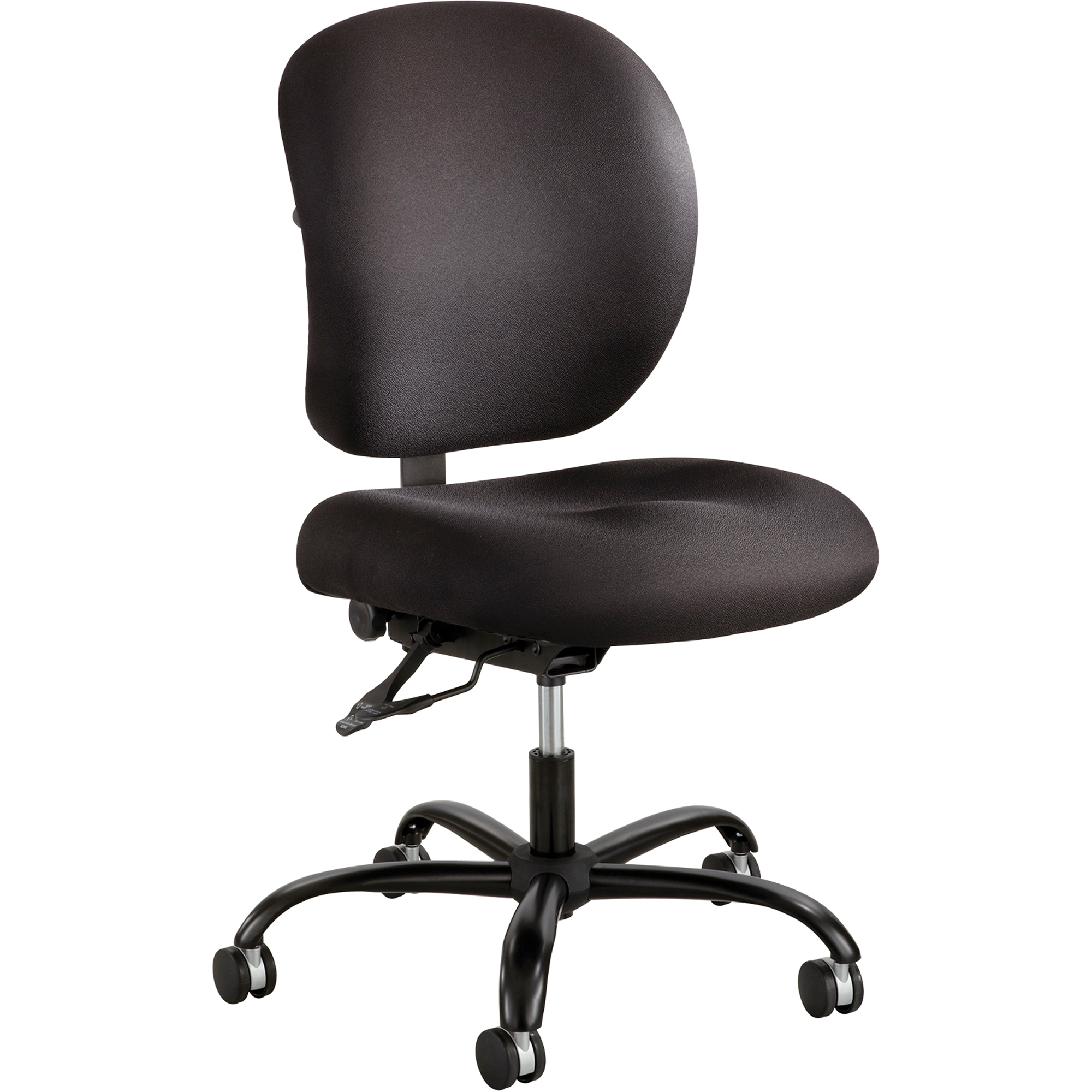 Chaises de travail pour usage intensif 24/7 AldayMC, Nylon, Noir, Capacité 500 lb