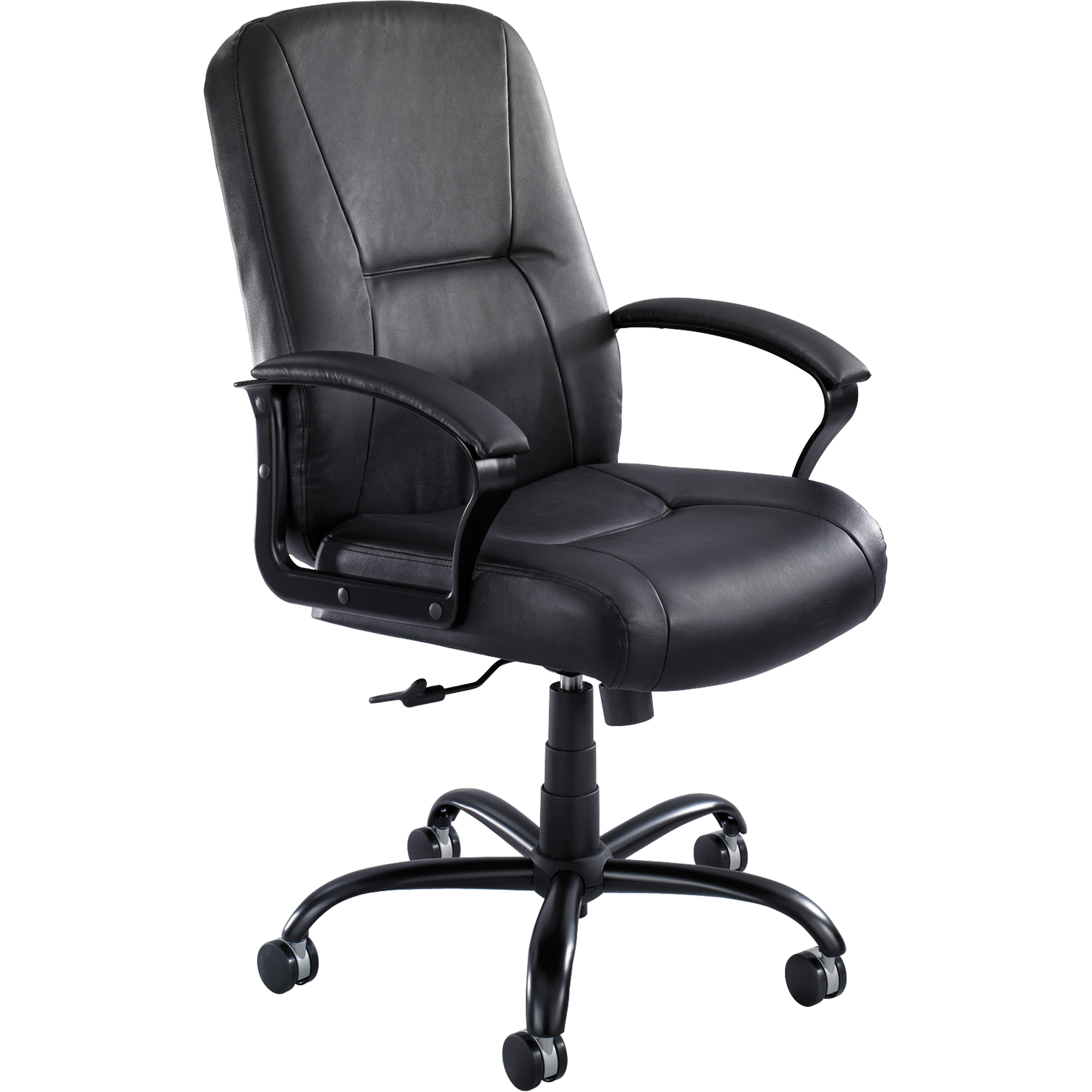 Chaises SerenityMC pour gens grands & costauds, Cuir, Noir, Capacité 500 lb