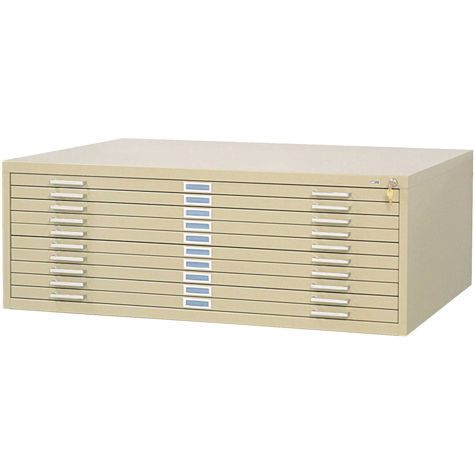 Classeurs en acier pour plans, 10 Tiroirs, 46-3/8" la x 35-3/8" p x 16-1/2" h