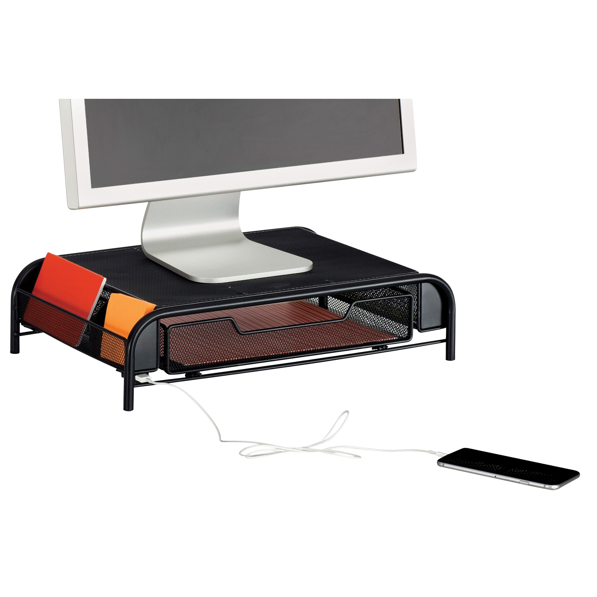 Organisateur de bureau avec alimentation USB OnyxMC