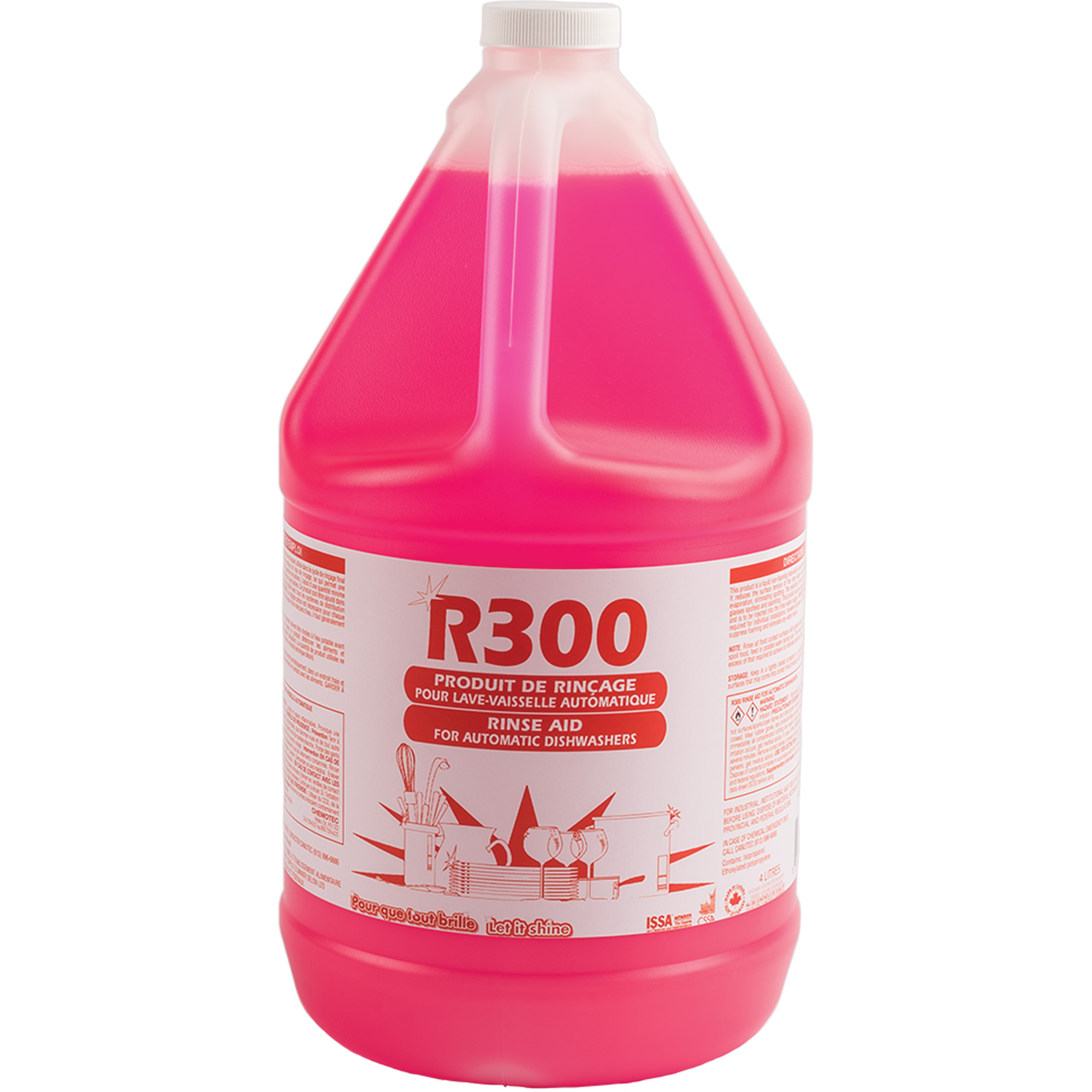 Aide de rinçage pour lave-vaisselle automatique, 4 L, Cruche