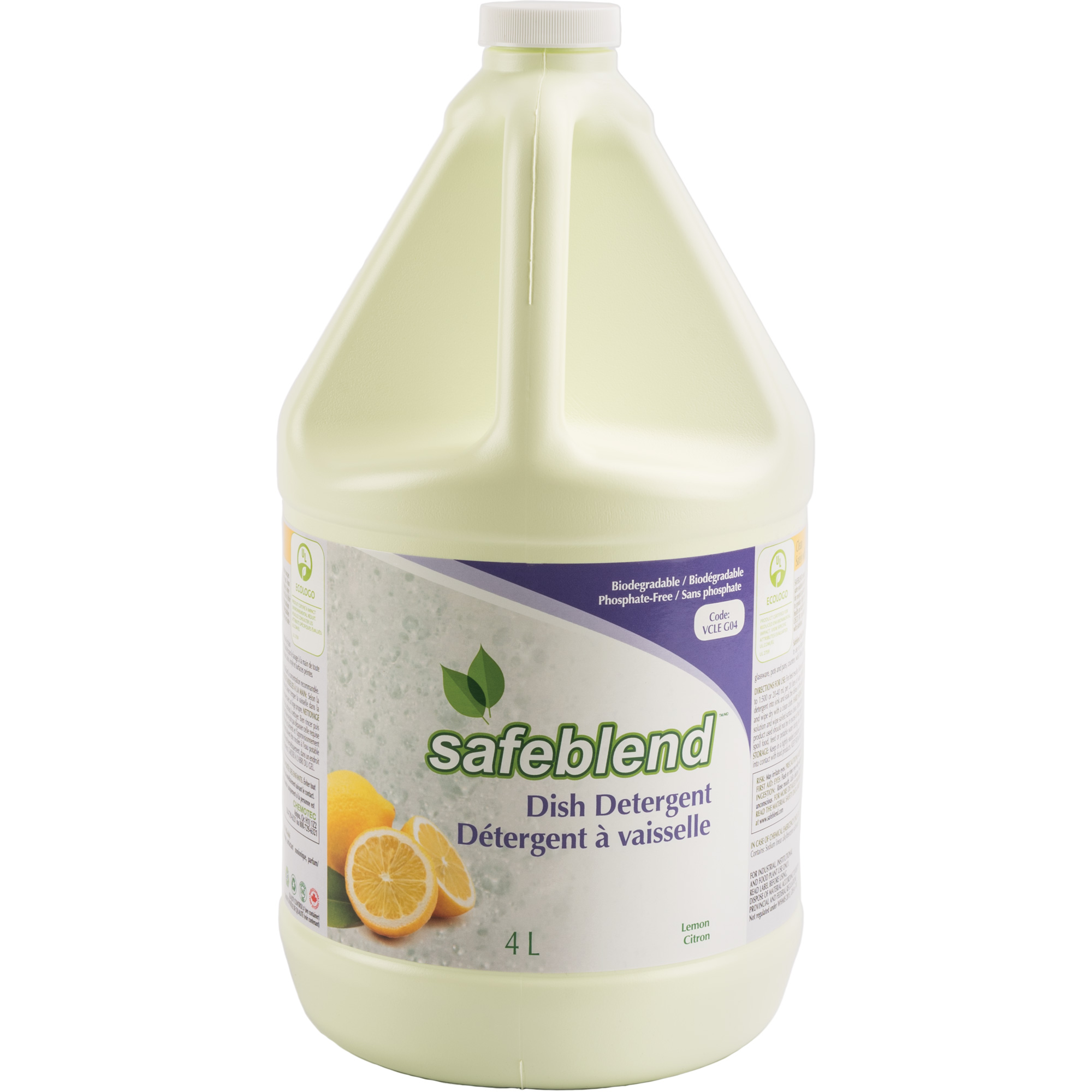 Détergent pour vaisselle, Liquide, 4 L, Citron