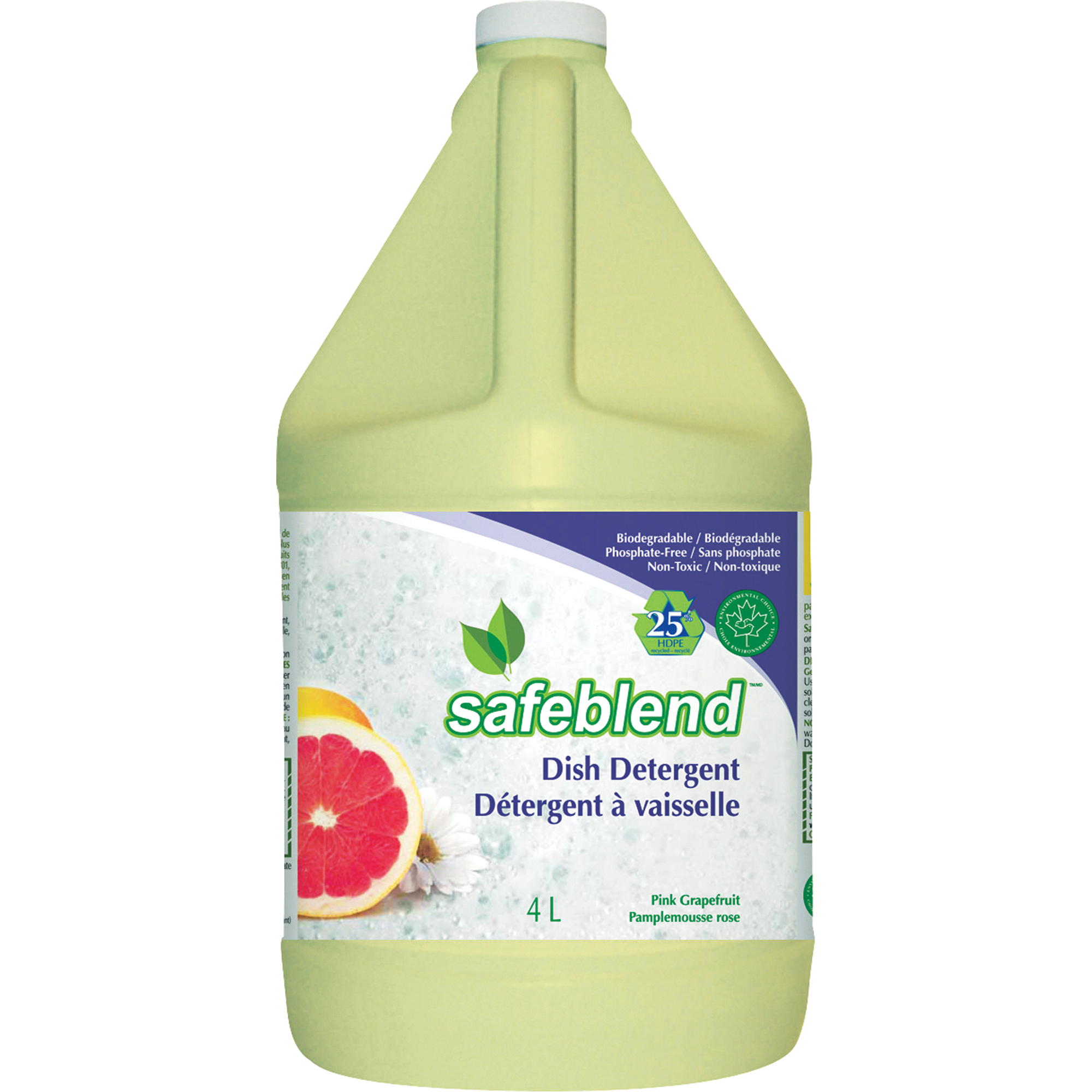 Détergent pour vaisselle, Liquide, 4 L, Pamplemousse rose