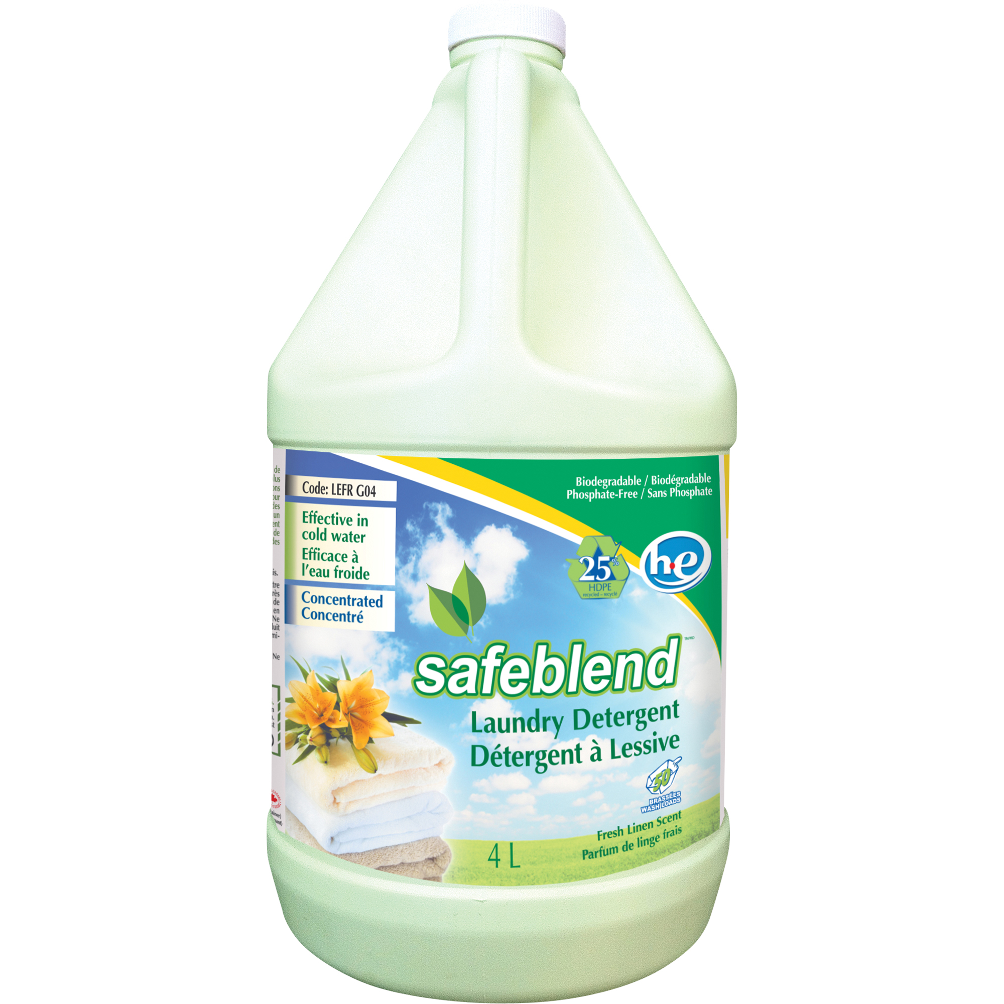 Détergents à lessive SafeblendMC, Cruche