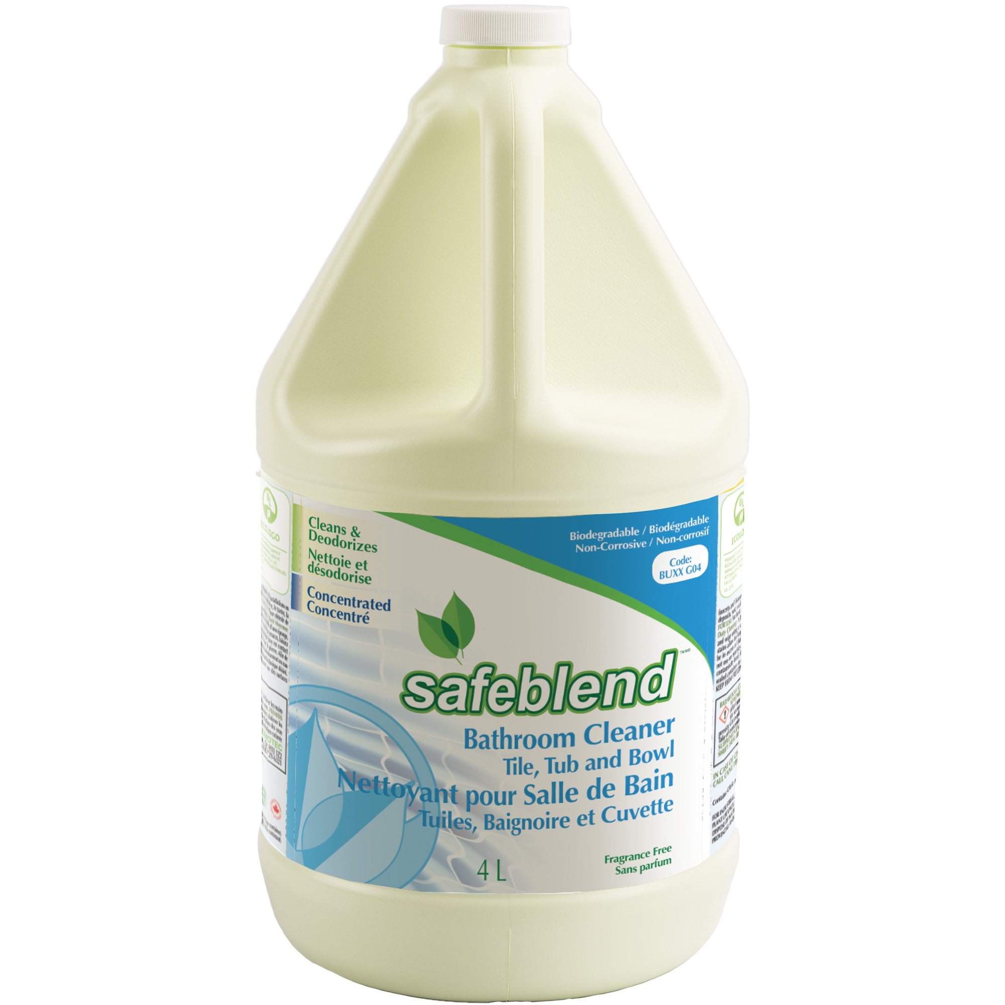 Nettoyant concentré de salle de bains, pour tuile, bain & cuvette, 4 L, Cruche