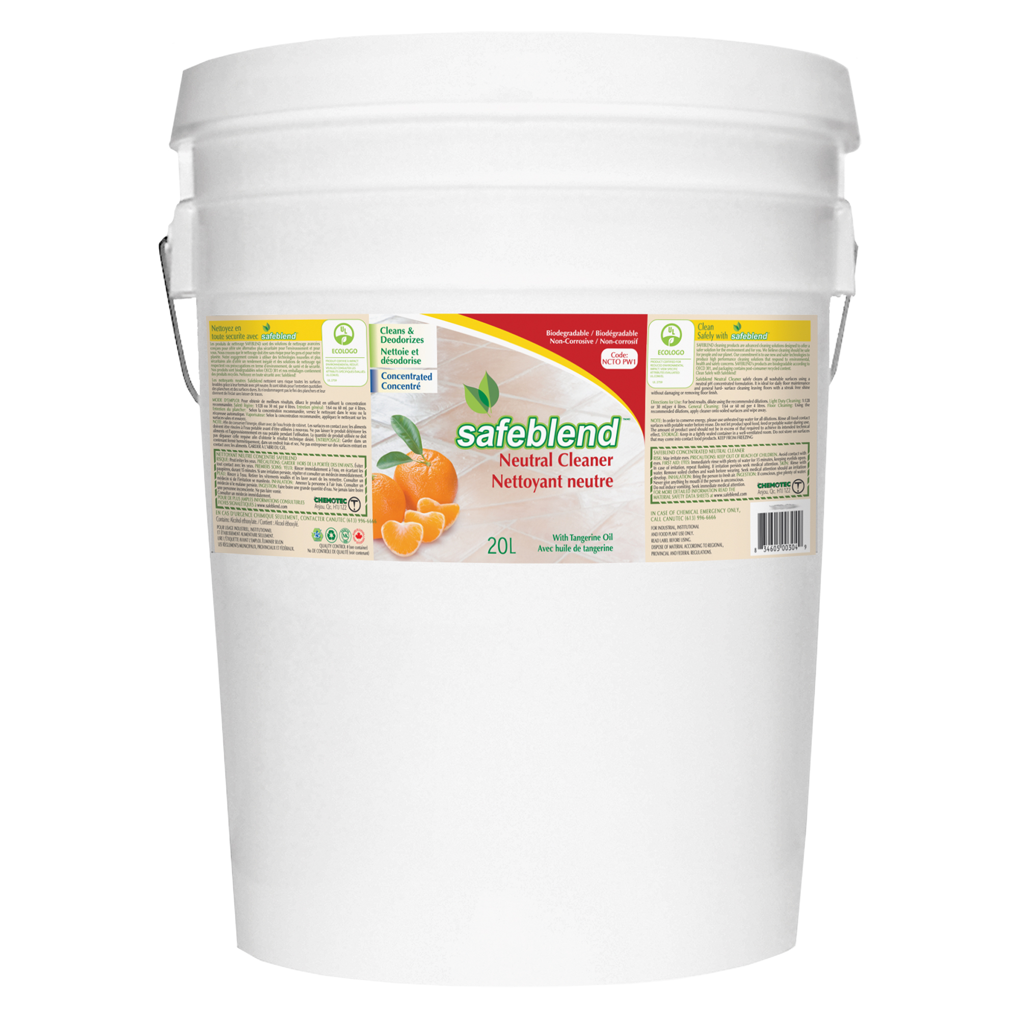 Nettoyant neutre, 20 L, Seau