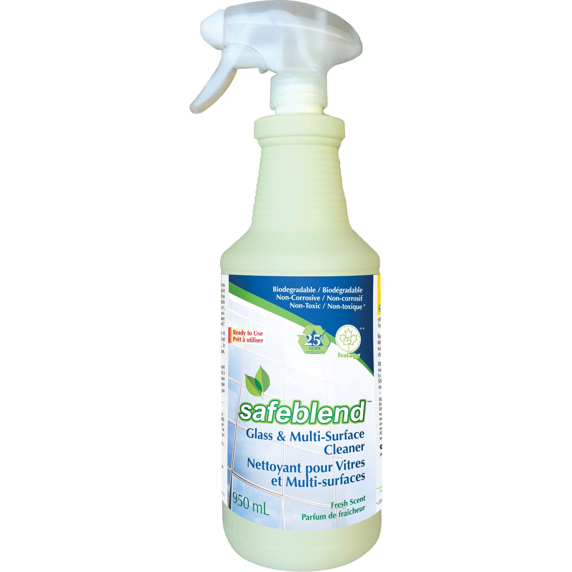 Nettoyant sans parfum pour verre & surfaces, 950 ml, Bouteille à gâchette