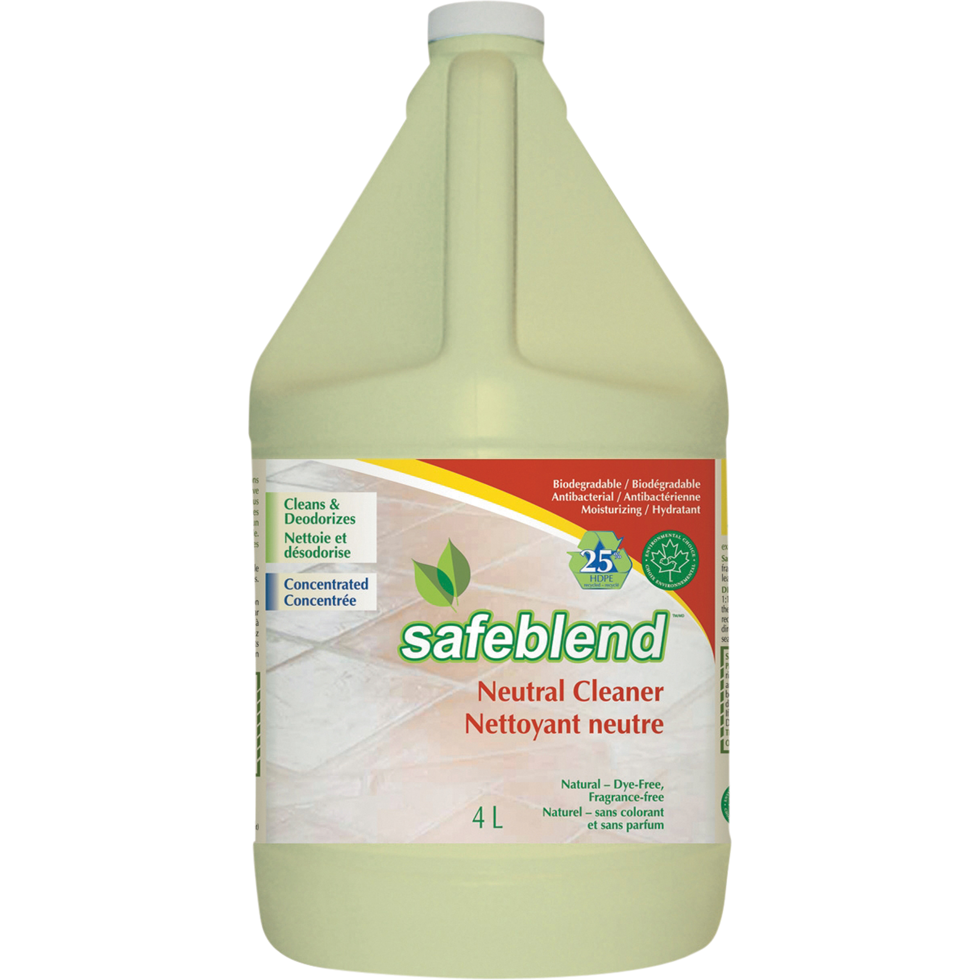 Nettoyants neutres sans parfum, 4 L, Cruche