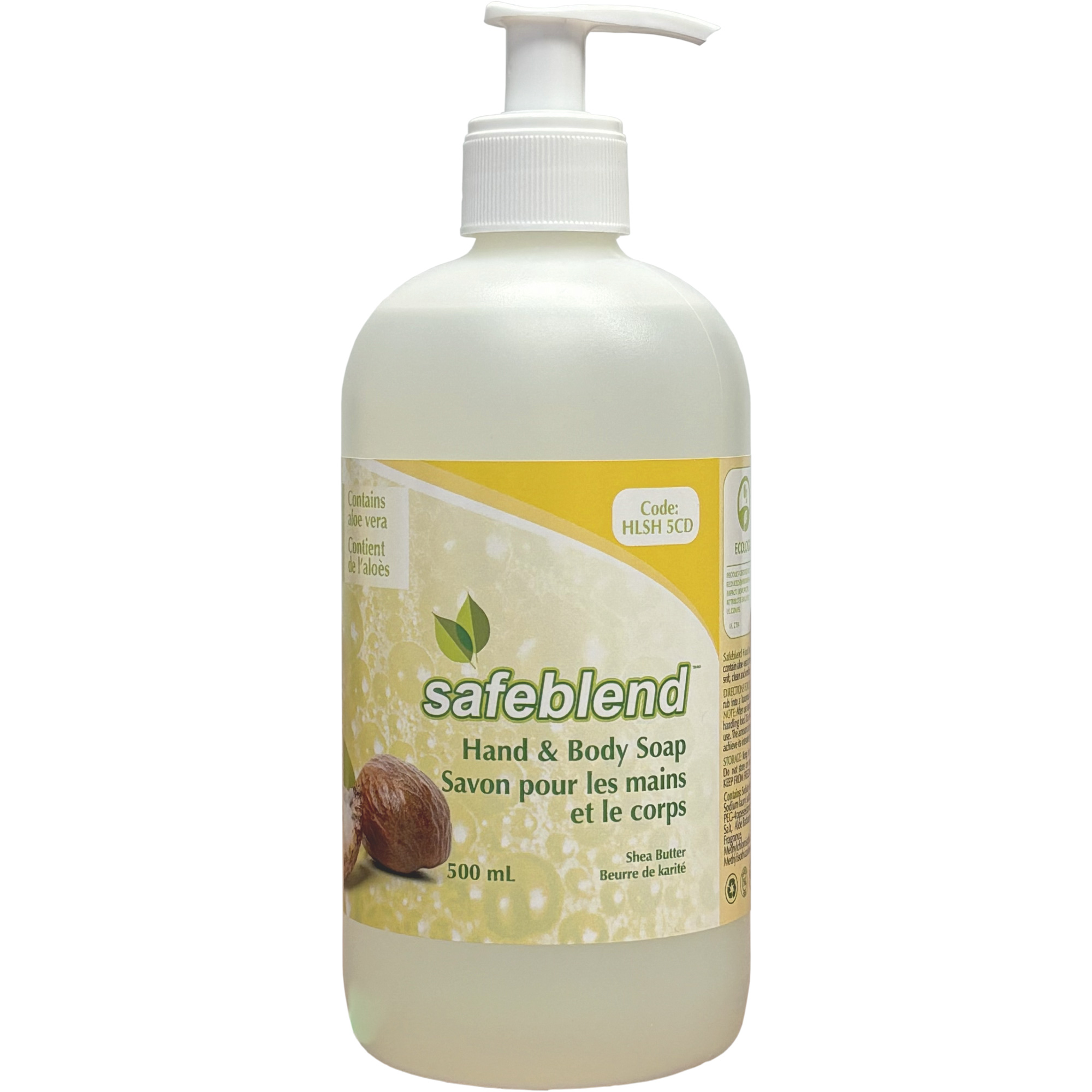 Savon au beurre de karité pour les mains et le corps, Liquide, 500 ml, Parfumé