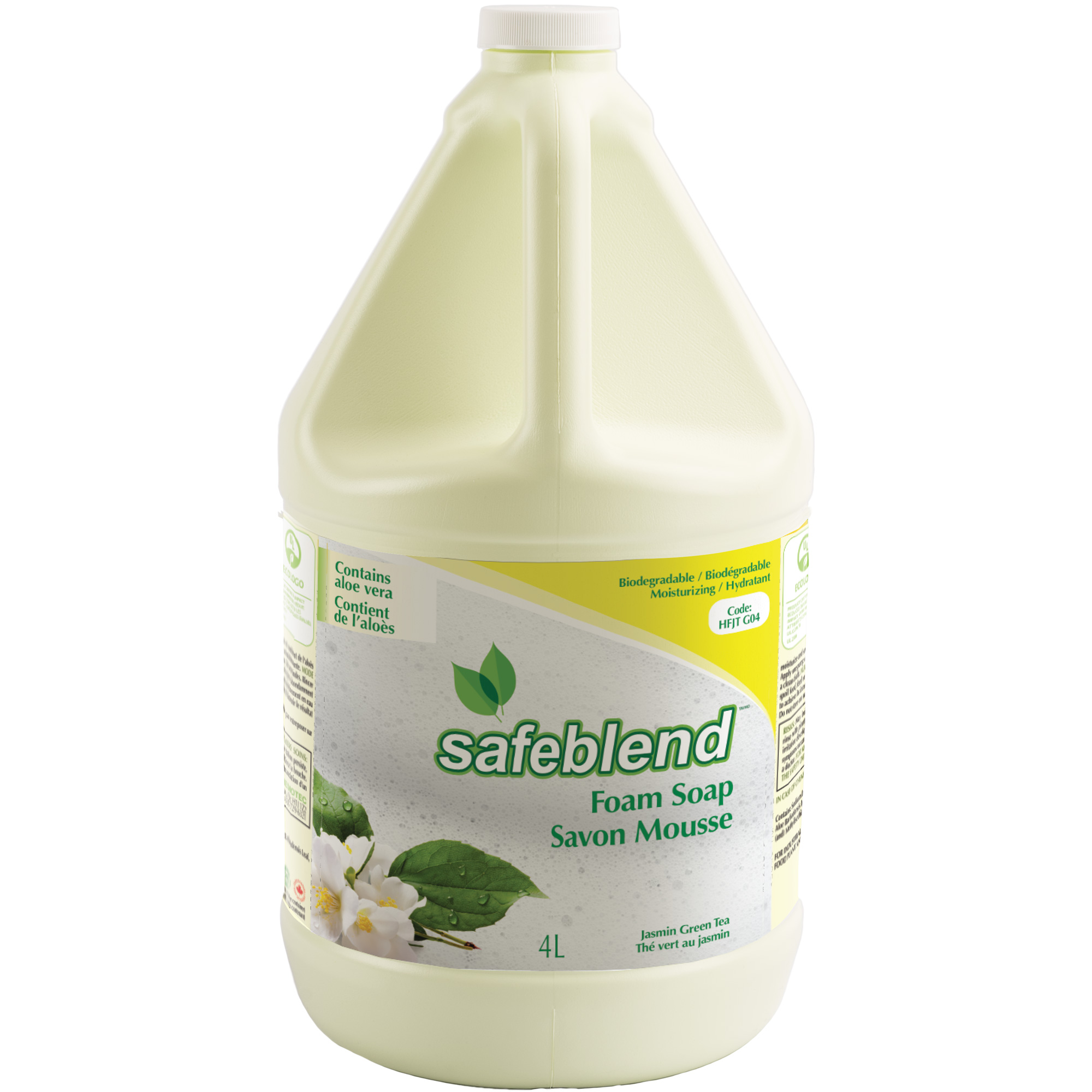 Savon au thé vert et jasmin, Mousse, 4 L, Parfumé