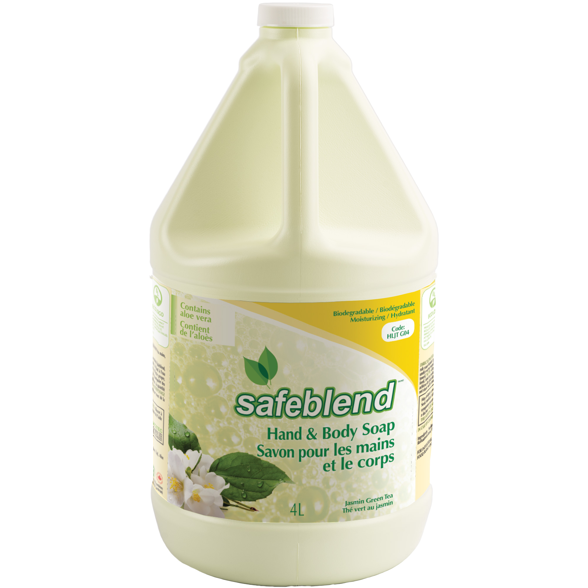 Savon pour les mains et le corps au thé vert et jasmin, Liquide, 4 L, Parfumé