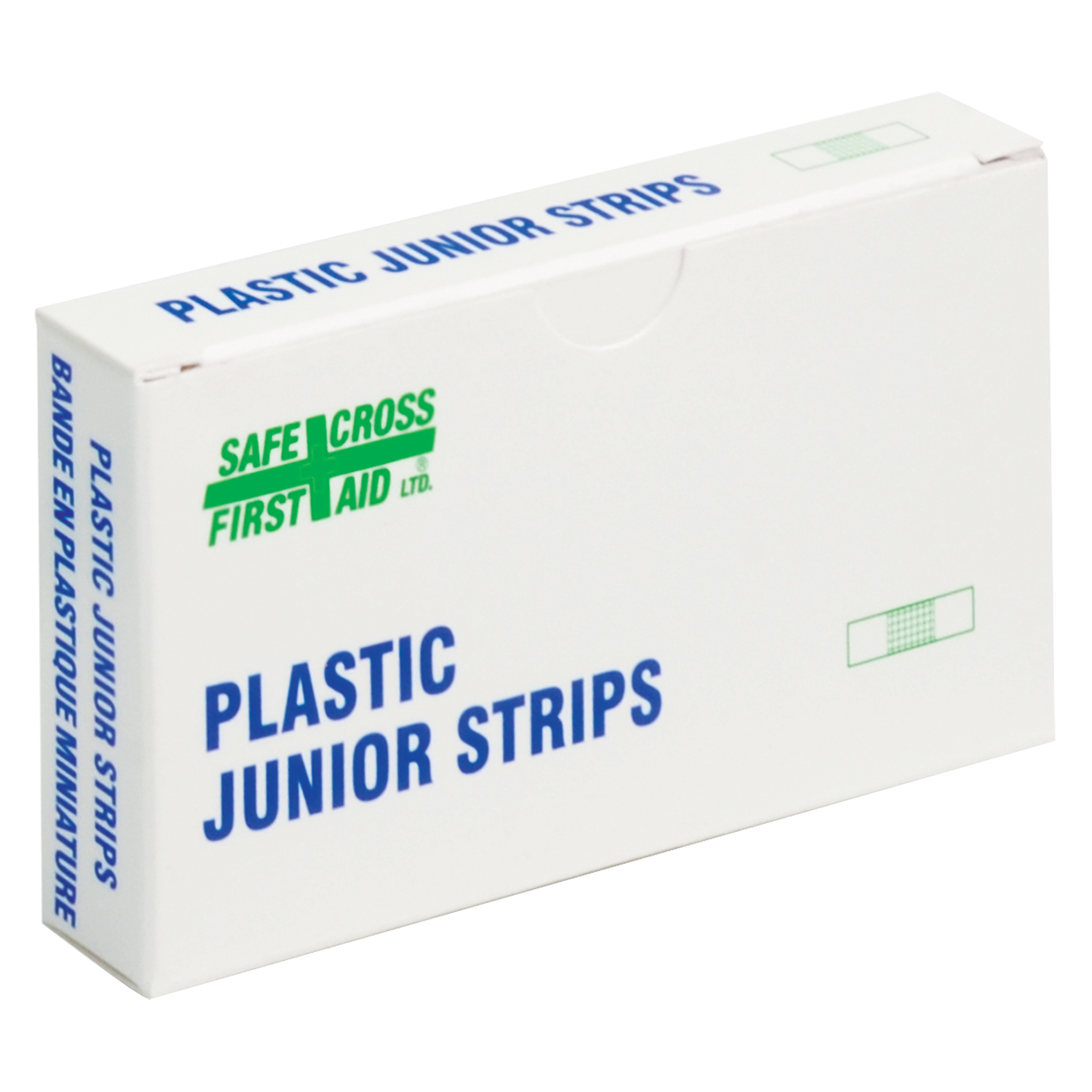 Bandages en bandes Juniors, Rectangulaire/carrée, 1-1/2", Plastique, Non stérile