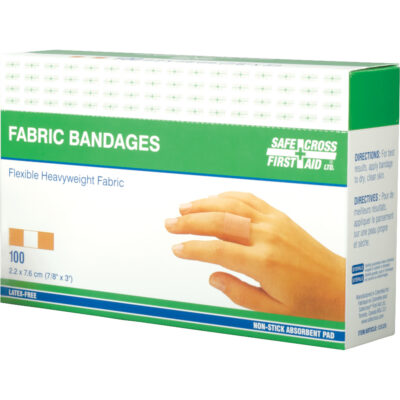 Bandages lourds, Rectangulaire/carrée, 3", Tissu, Non stérile