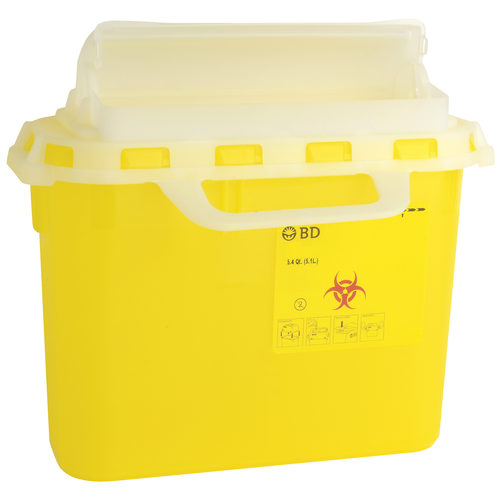 Boîtes pour objets pointus & tranchants BDMC, Capacité de 5,1 L