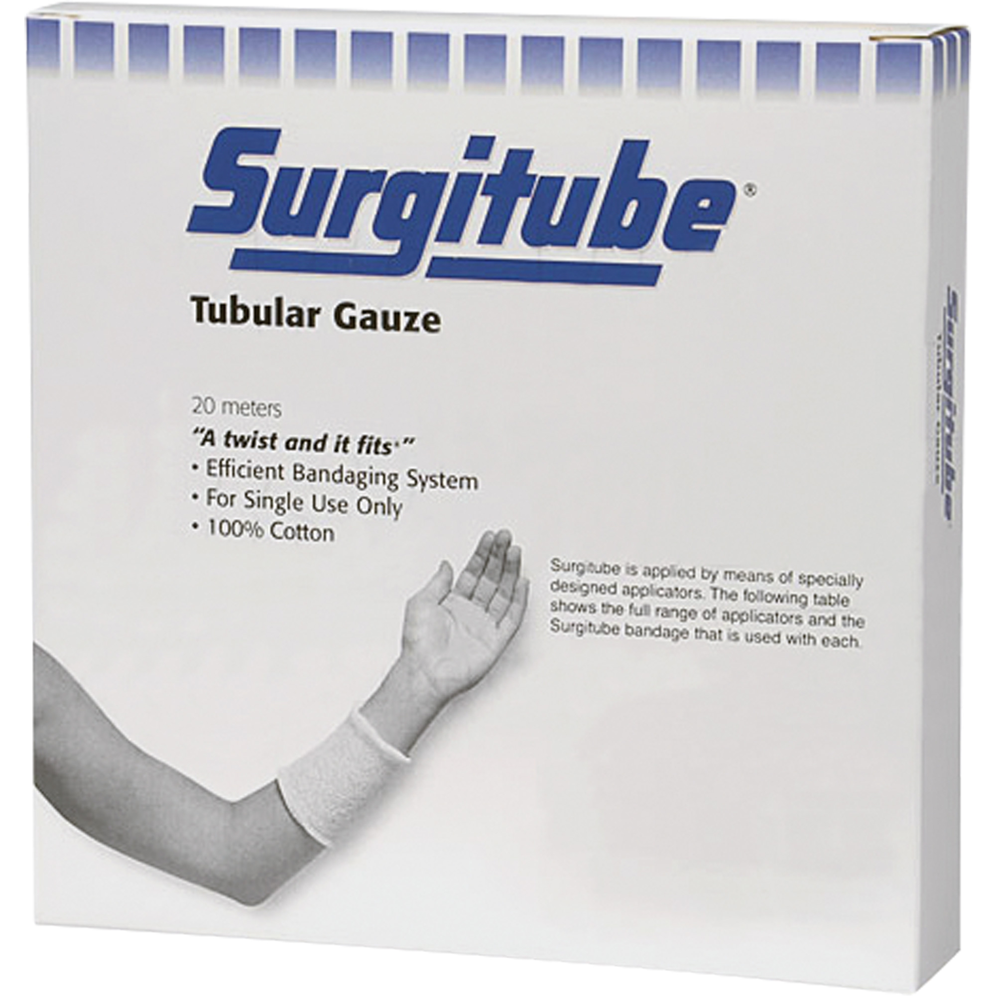 Gaze tubulaire Surgitube, Rouleau, 65-1/2' lo x 1-1/2" la, Dispositif médical Non médical