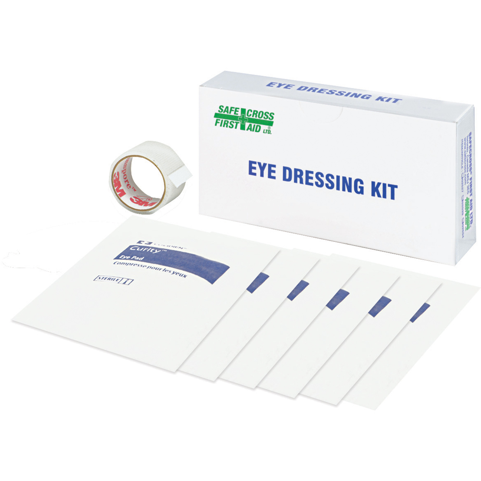 Trousse de pansements (6 tampons & ruban), Oculaire, Classe 1