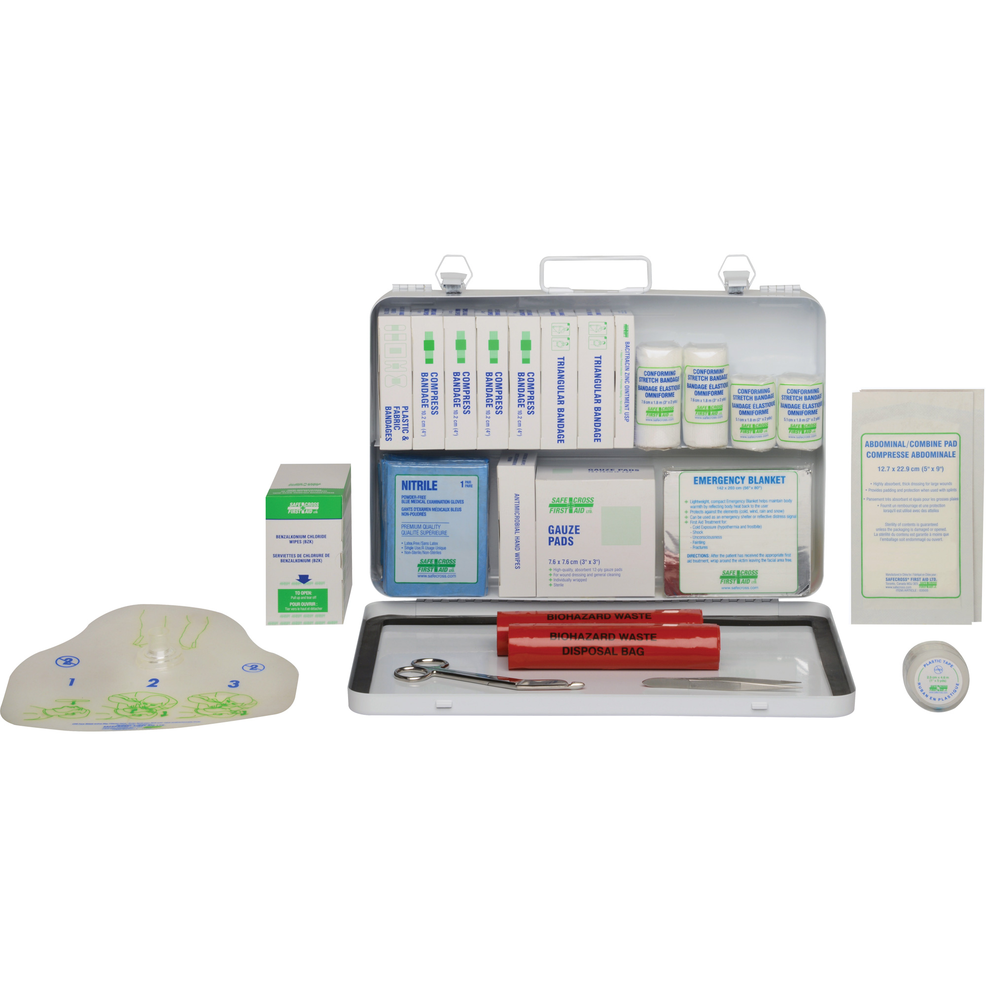 Trousse de premiers soins, Répond à la norme CSA Z1220-17 type 2 environnements à faible risque, Moyen (26-50 travailleurs)