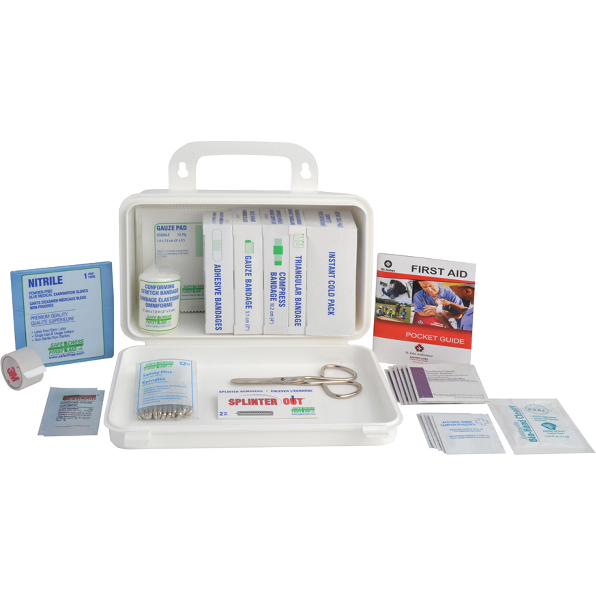 Trousse spécialisée pour l'Ontario - Trousse de premiers soins pour camion, Dispositif médical Classe 1, Boîte en métal