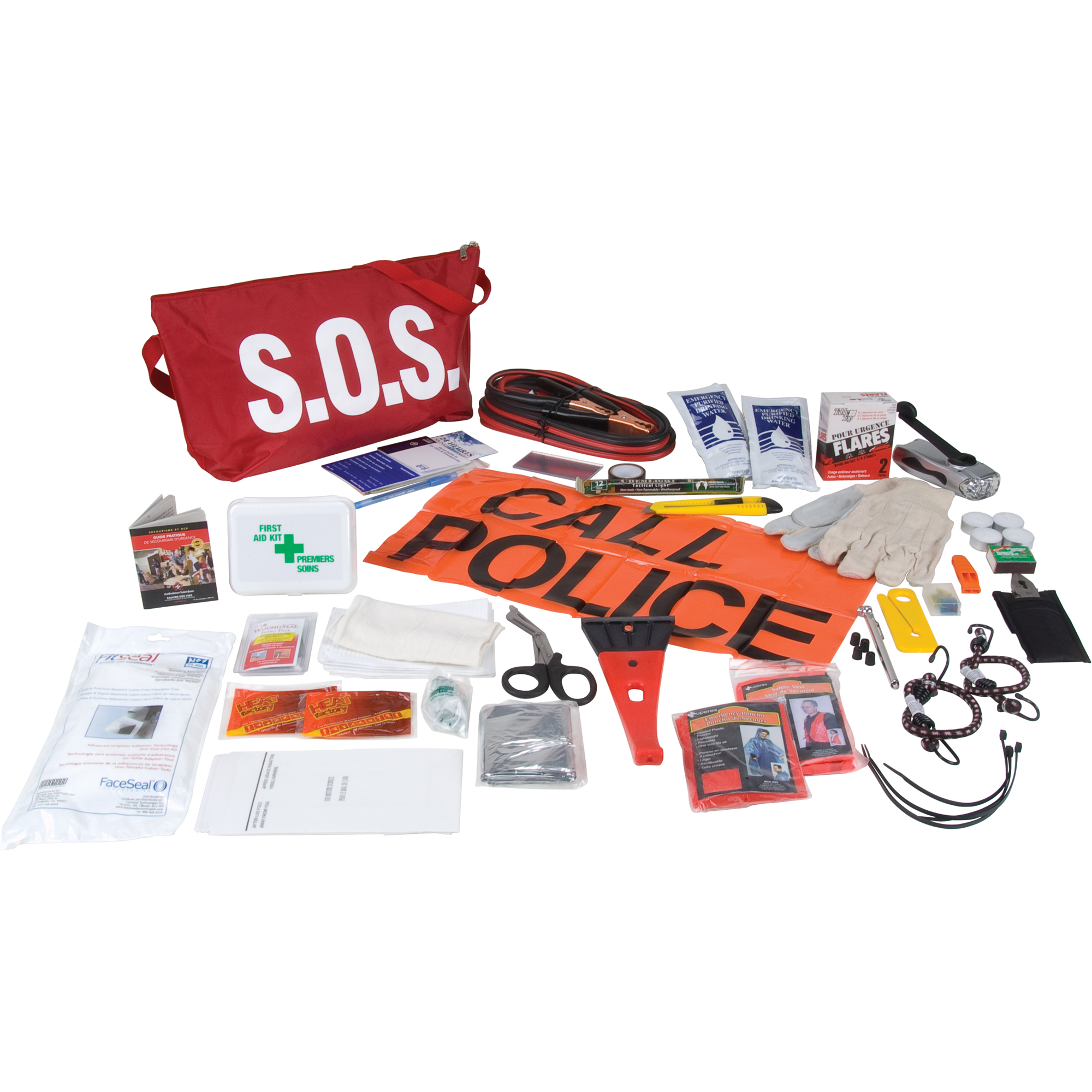 Trousses de premiers soins & de secours d'urgence, Dispositif médical Classe 1, Sac en nylon