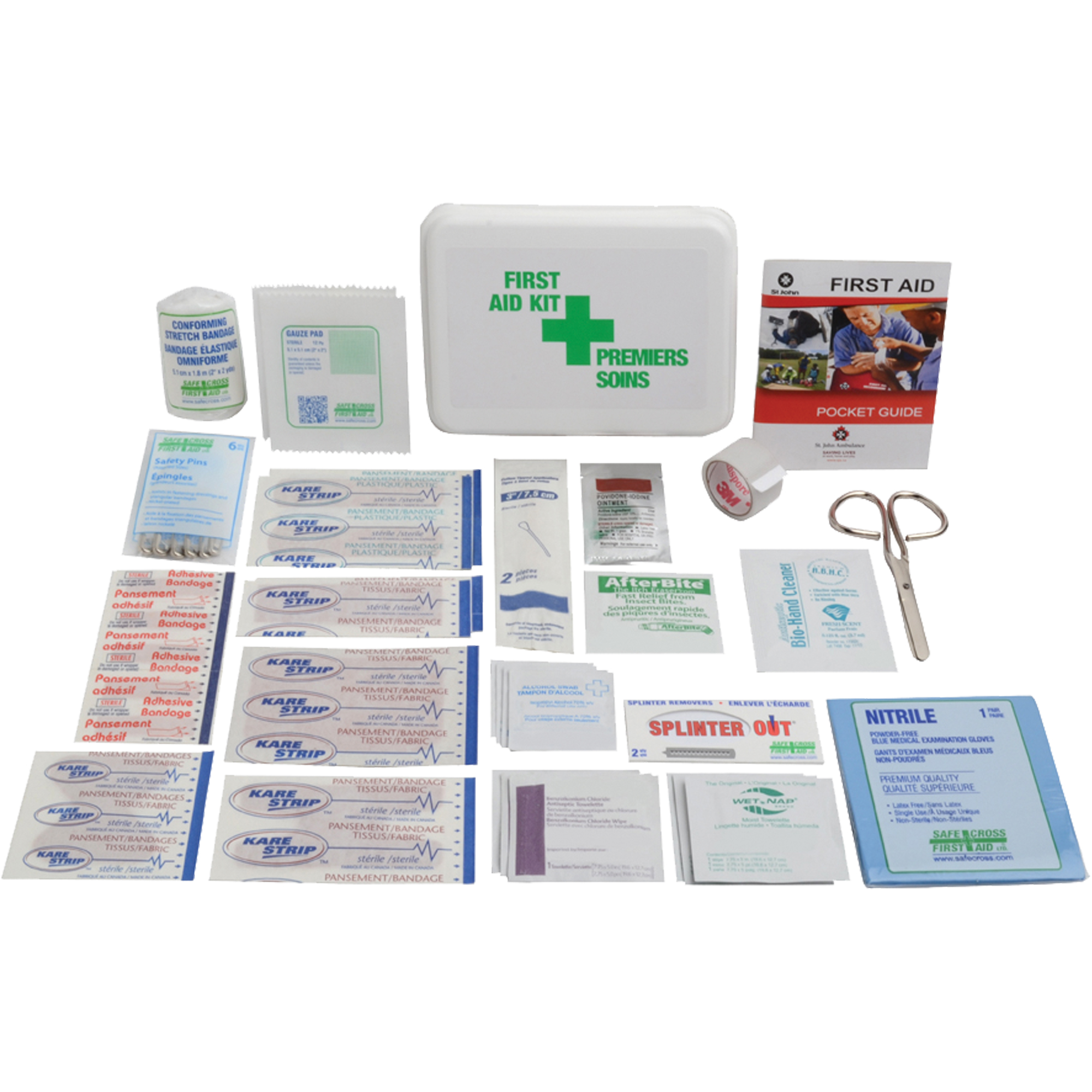 Trousses de premiers soins promotionnelles, Dispositif médical Classe 1, Boîte en plastique