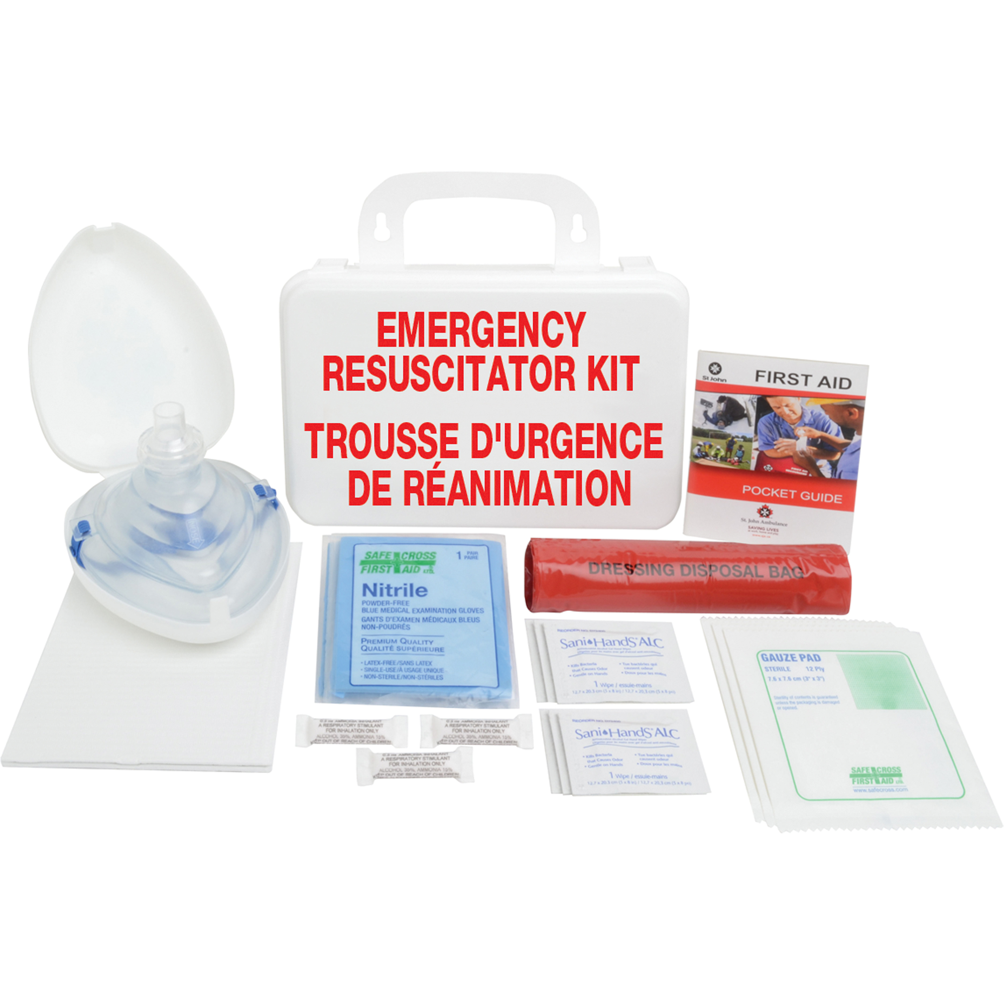 Trousses de réanimation d'urgence