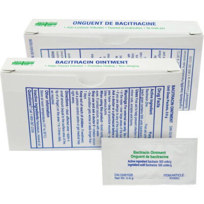 Zinc bacitracine, Onguent, Antibiotique