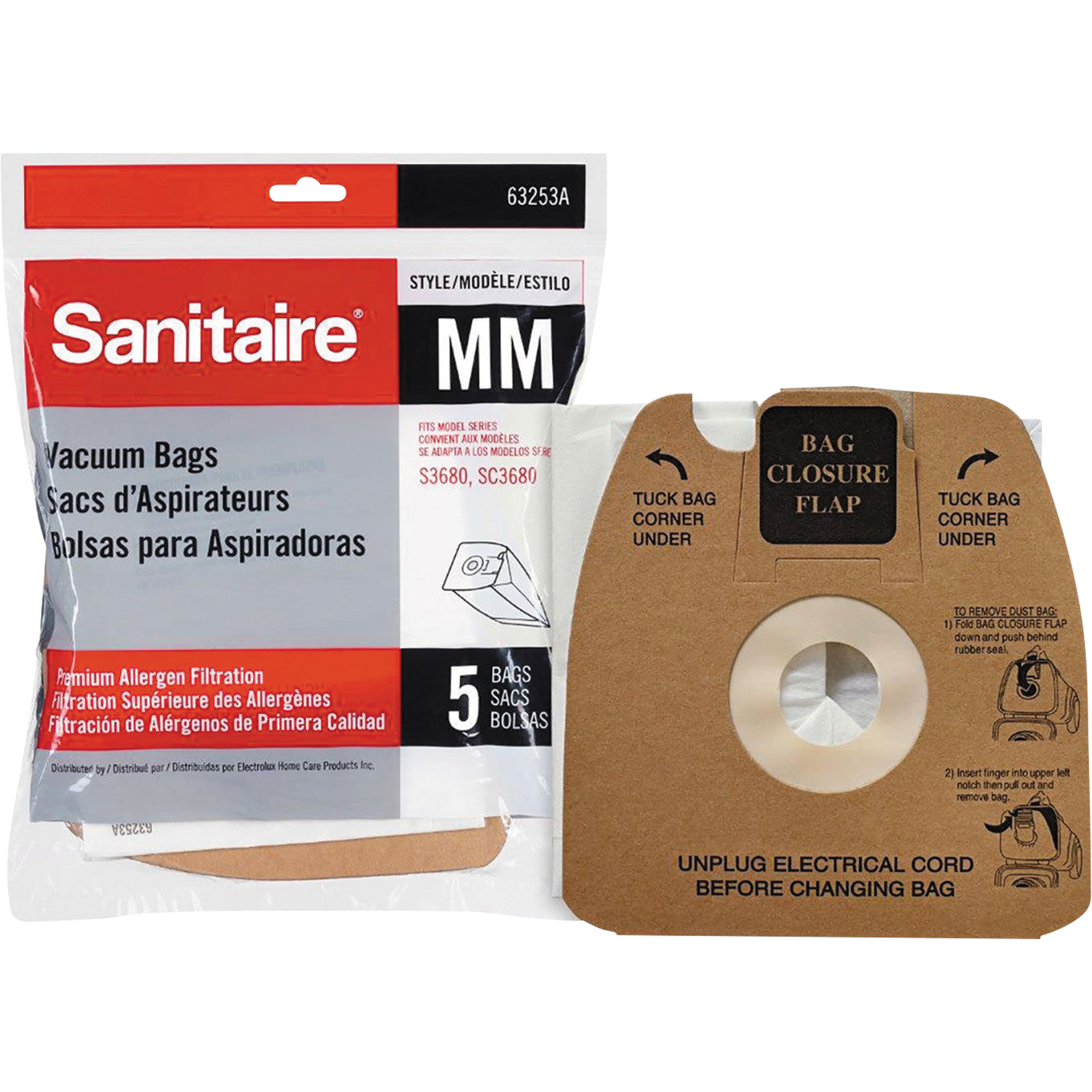 Sac d'aspirateur de première qualité, 1 gal. US
