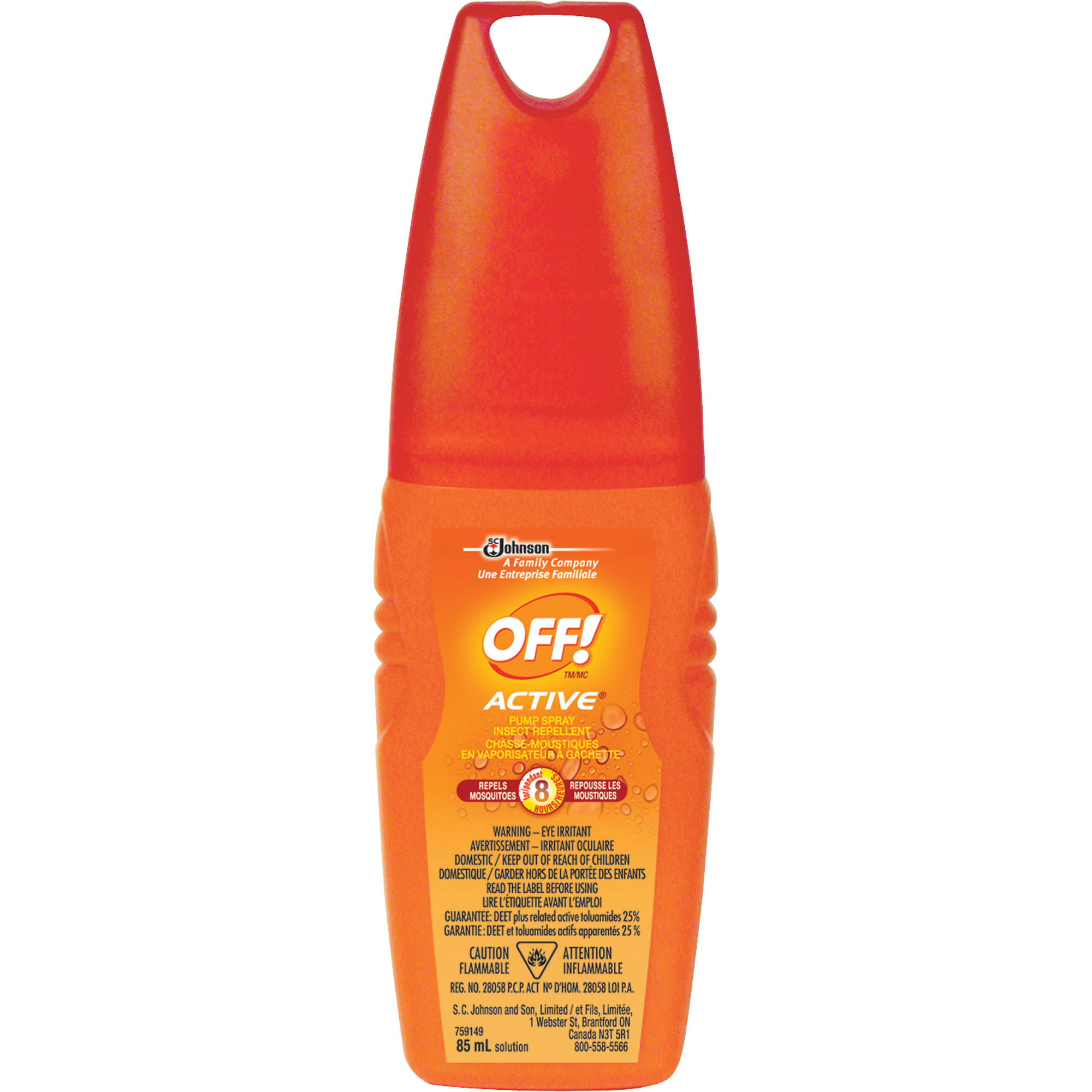 Insectifuge Off! ActiveMD, DEET à 25 %, Vaporisateur, 85 ml