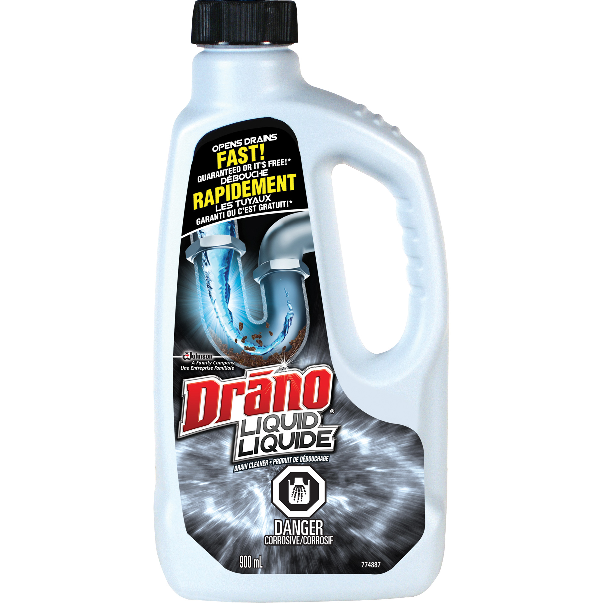 Liquide déboucheur DranoMD