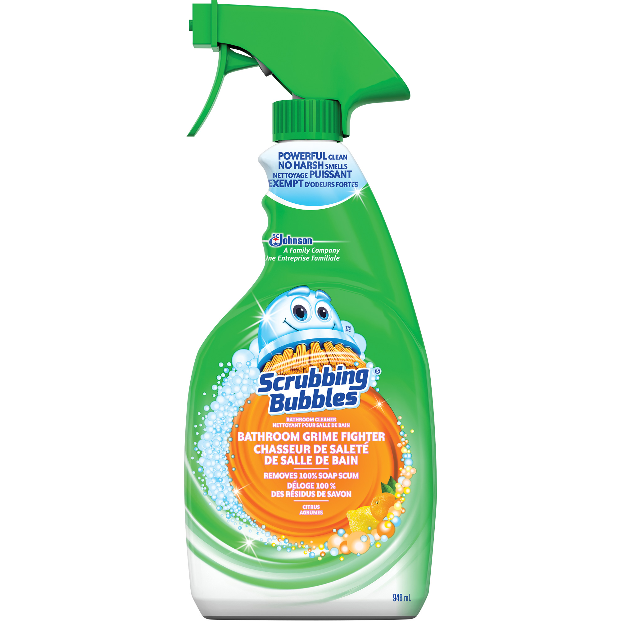 Nettoyant antisaleté pour salle de bain Scrubbing BubblesMD, 946 ml, Bouteille à gâchette