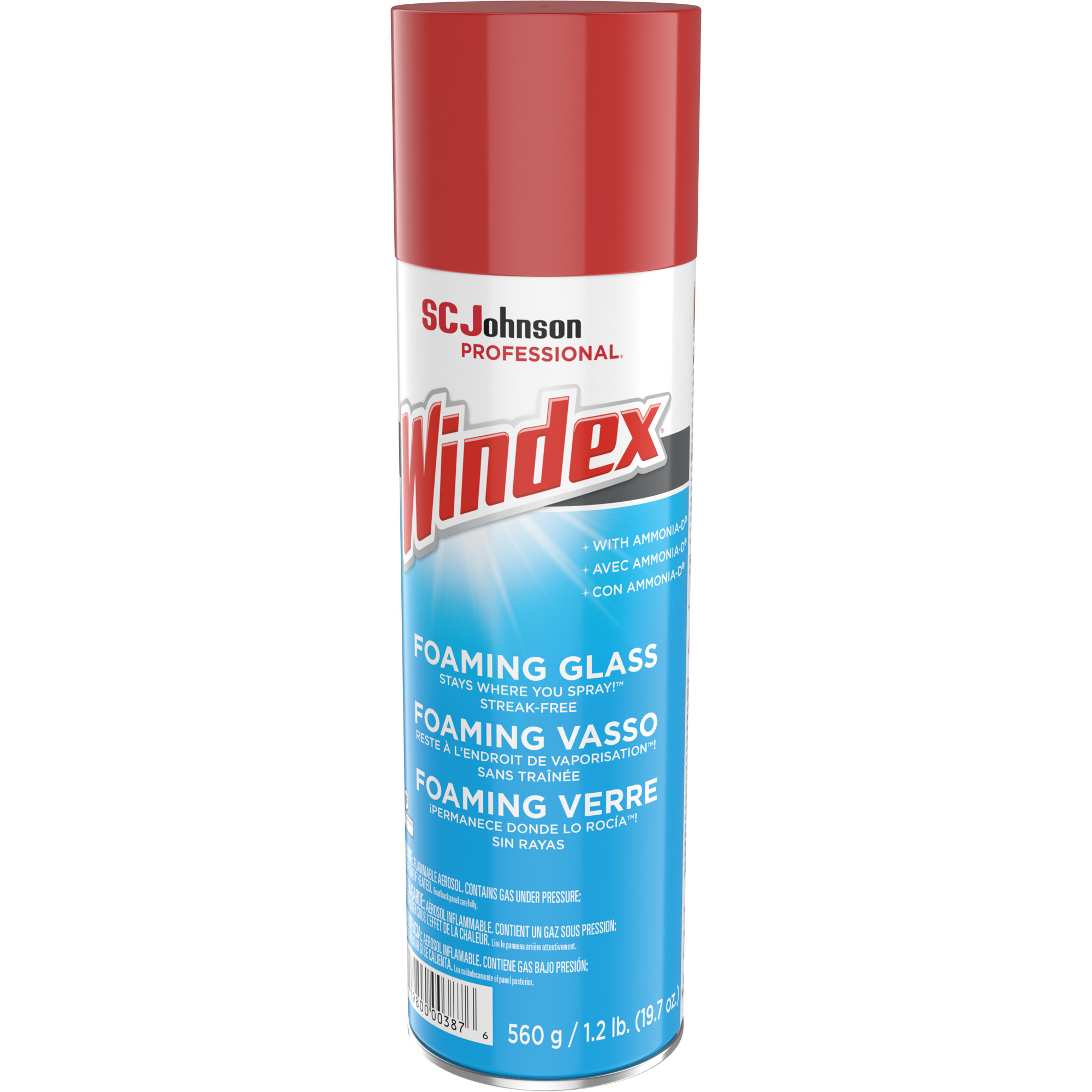 Nettoyant moussant pour vitres WindexMD, 560 g, Canette aérosol