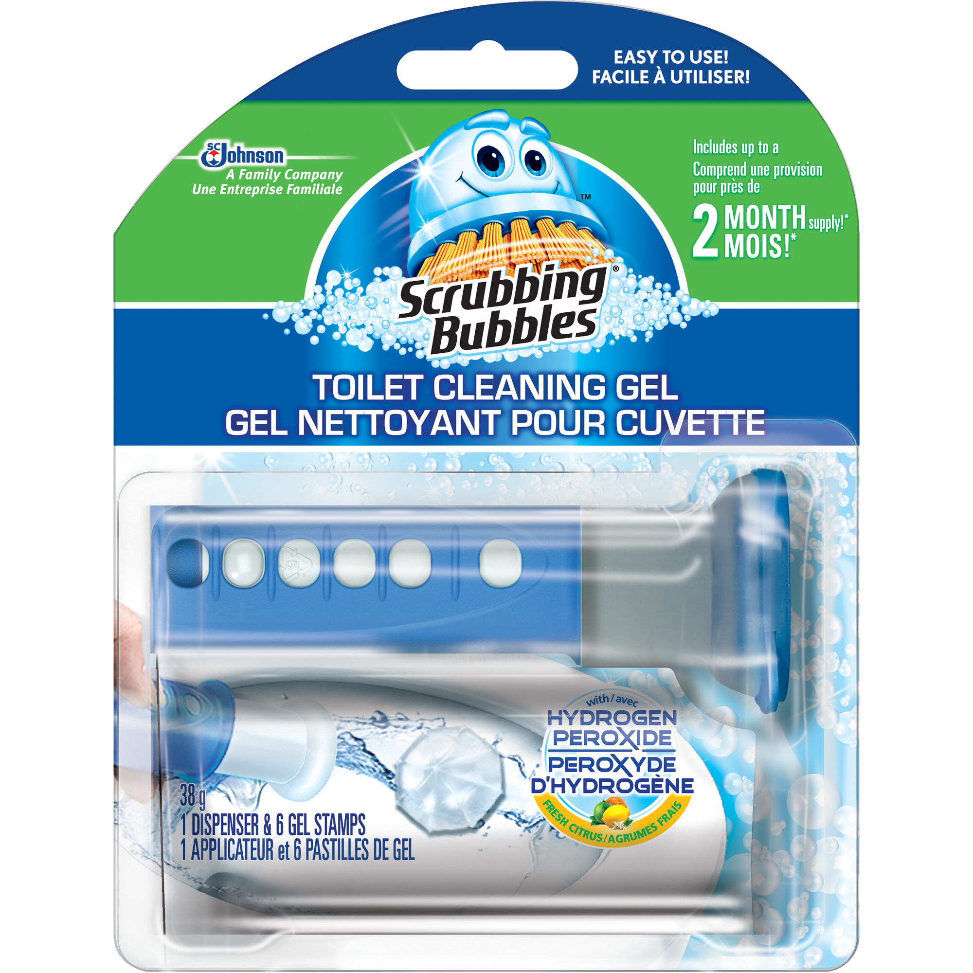 Nettoyant pour cuvette Scrubbing BubblesMD, 38 g, Tampon