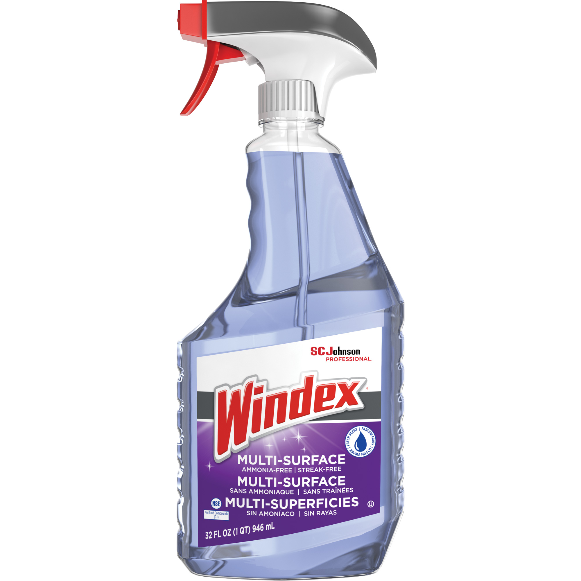 Nettoyant pour surfaces multiples sans ammoniaque WindexMD, 946 ml, Bouteille à gâchette