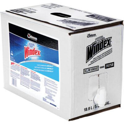 Nettoyant pour vitres WindexMD avec Ammoniac-DMD, 5 gal., Sac