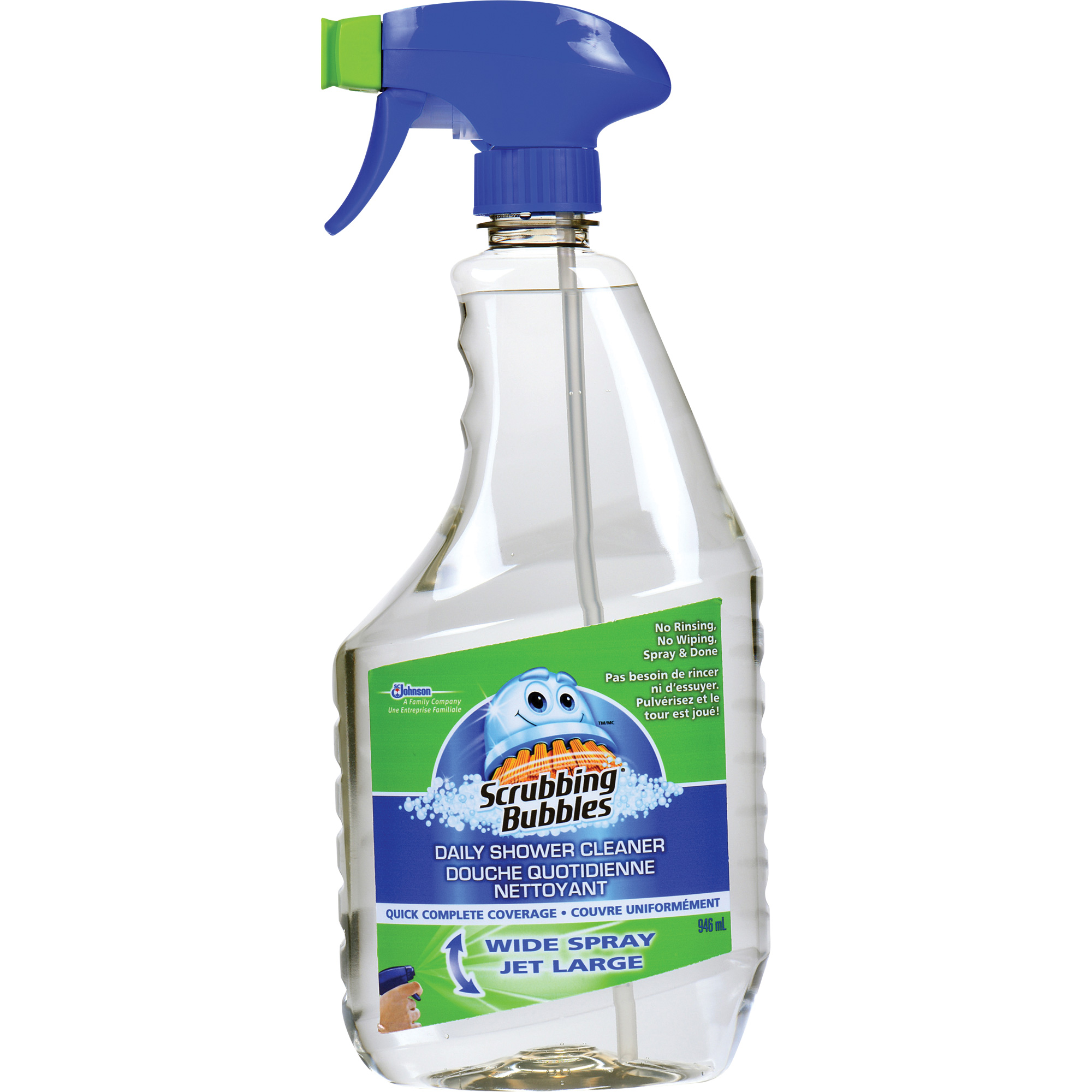 Nettoyant quotidien pour douche de Scrubbing BubblesMD, 946 ml, Bouteille à gâchette