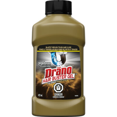 Produit débouchant extra puissant pour les bouchons de cheveux de DranoMD