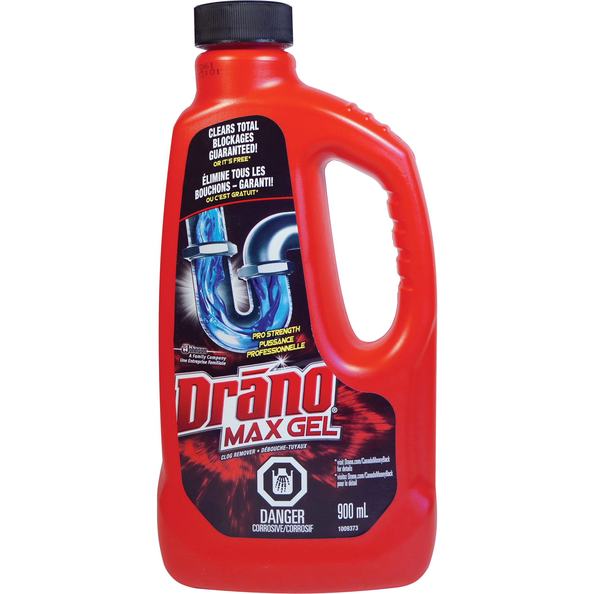 Produit débouchant pour drain Max Gel de DranoMD