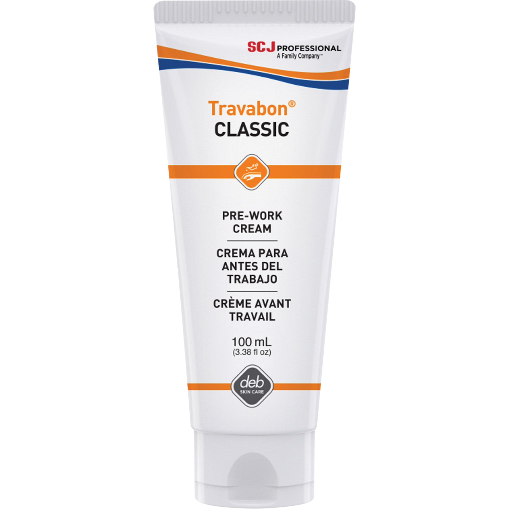 Crème protectrice contre l'huile, la graisse et les adhésifs TravabonMD Classic, Tube, 100 ml